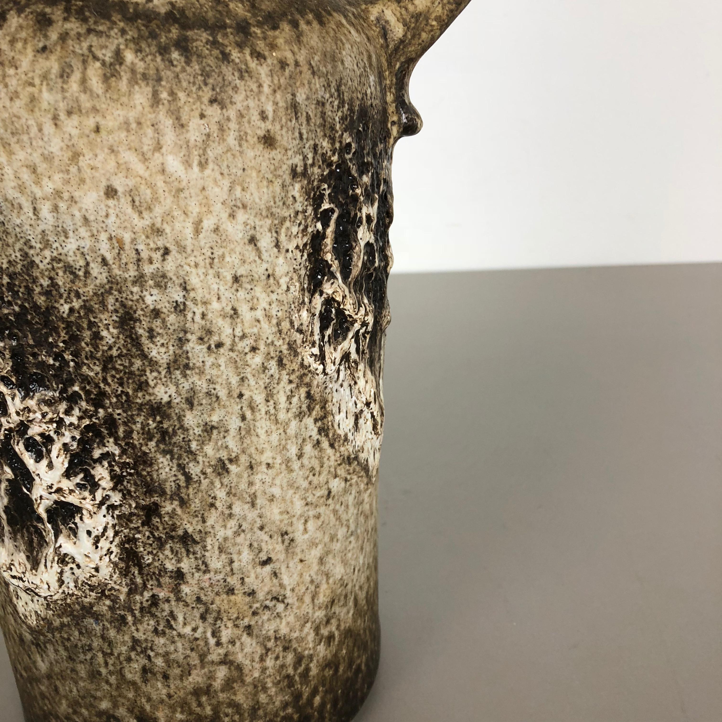 XX secolo Grande vaso multicolore Fat Lava 