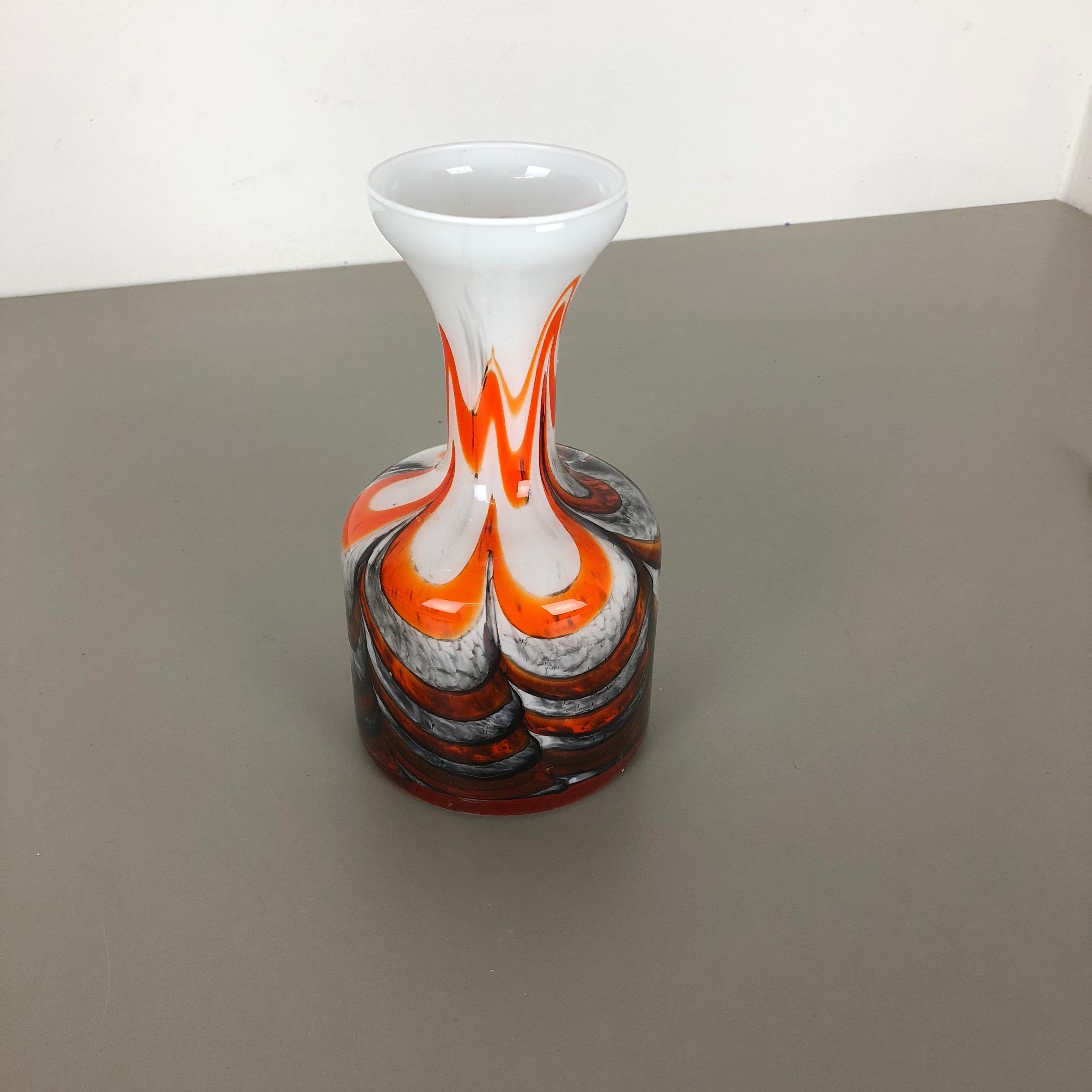 Article:

Pop Art vase


Producer:

Opaline Florence



Decade:

1970s




Original vintage 1970s Pop Art hand blown vase made in Italy by Opaline Florence. Made of high quality Italian opal glass.
Lovely 1970s Pop Art coloration