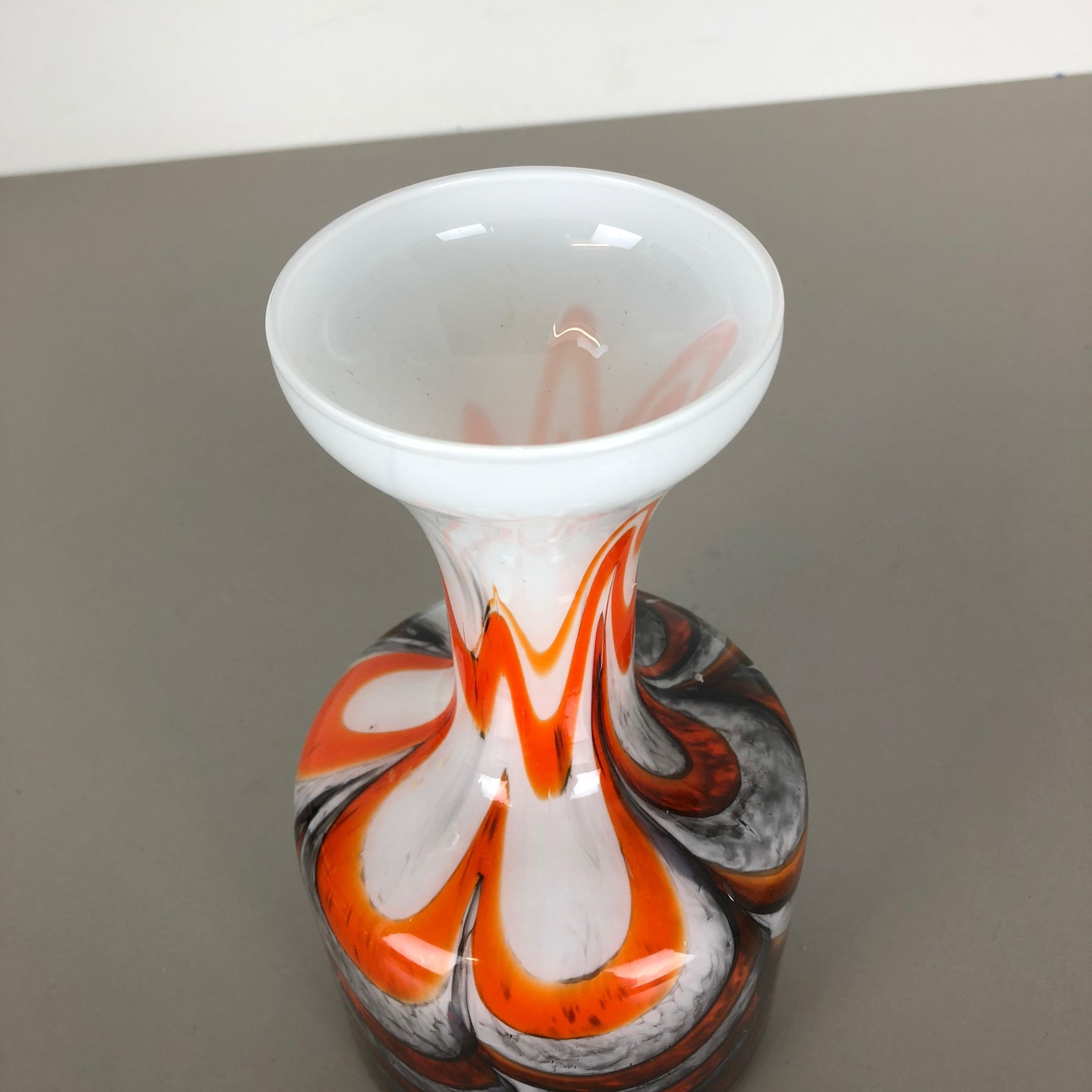 Große mehrfarbige Vintage Pop-Art-Opal-Vase aus Florenz, Design, 1970er Jahre, Italien im Zustand „Gut“ im Angebot in Kirchlengern, DE