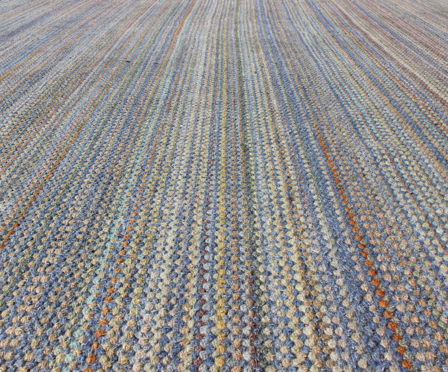 multicolor braided rug
