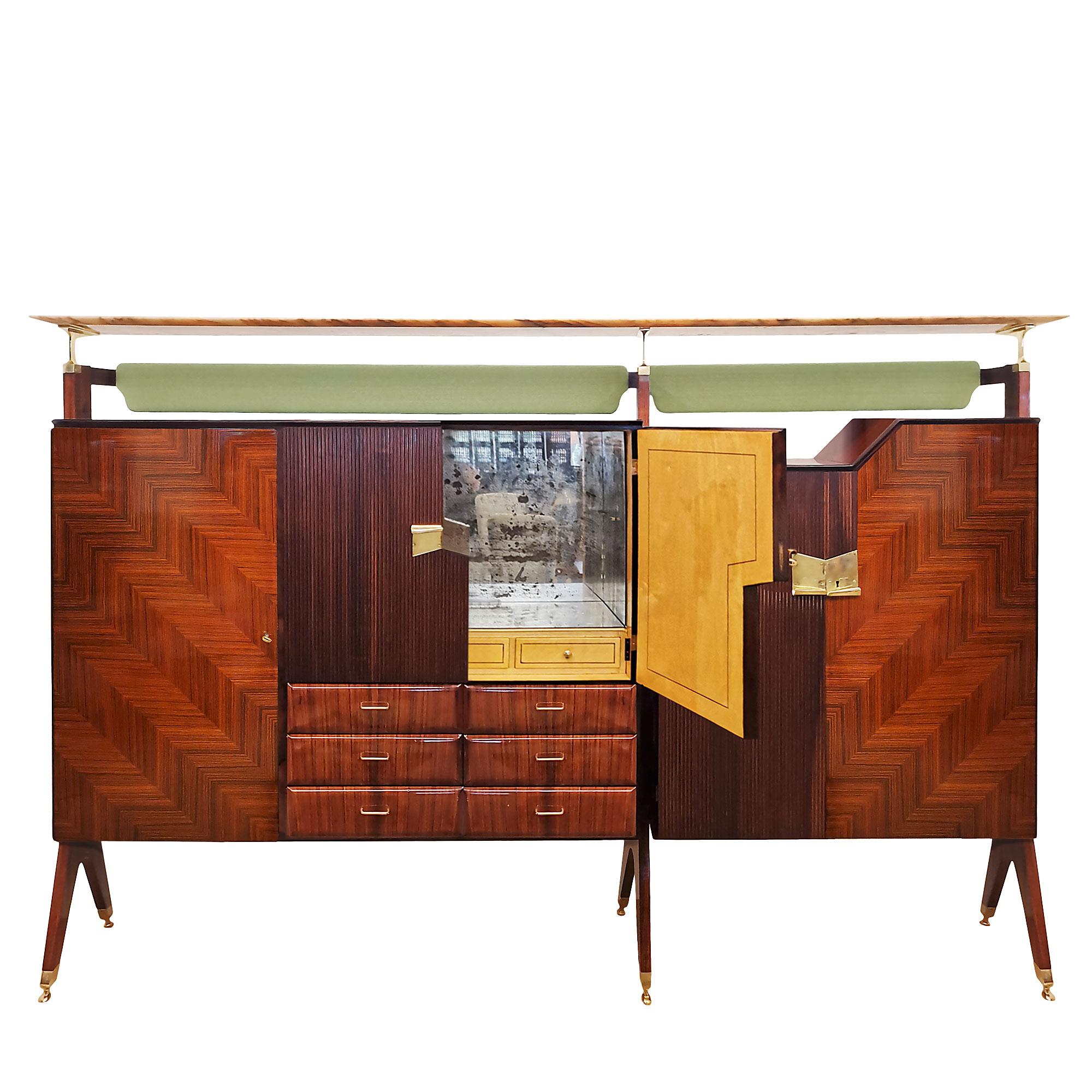 Italian Large Mid-Century Modern Multi-Purpose Piece of Furniture - Italy 1950 For Sale