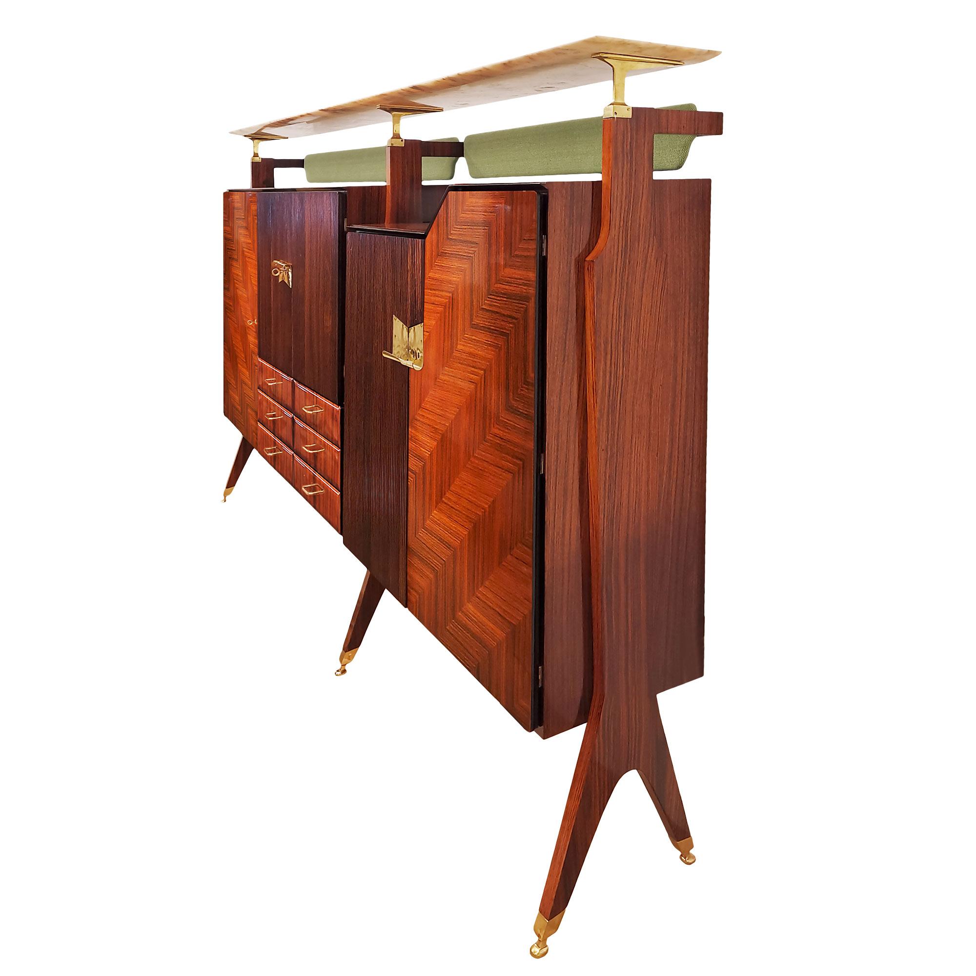Mid-20th Century Large Mid-Century Modern Multi-Purpose Piece of Furniture - Italy 1950 For Sale