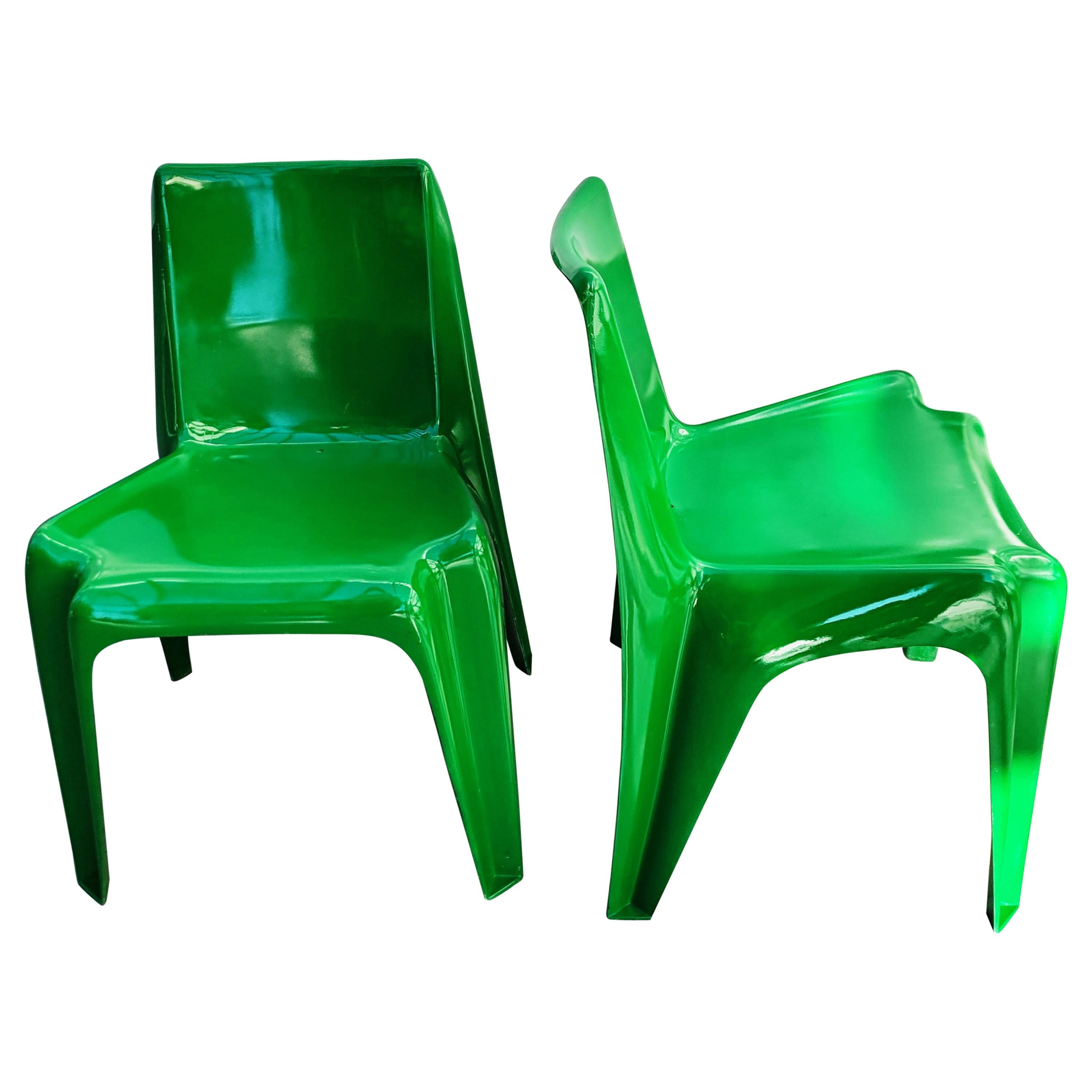 Large Multicolor Set of BA 1171 Chair by Helmut Bätzner for Bofinger, 1960s For Sale