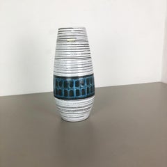 Large Multi-Color Vase Fat Lava "Europ Line" Vase by Scheurich, Germany, 1970s