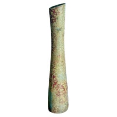 Large Multicolored Stoneware Vase - Hans Hedberg, Biot, France