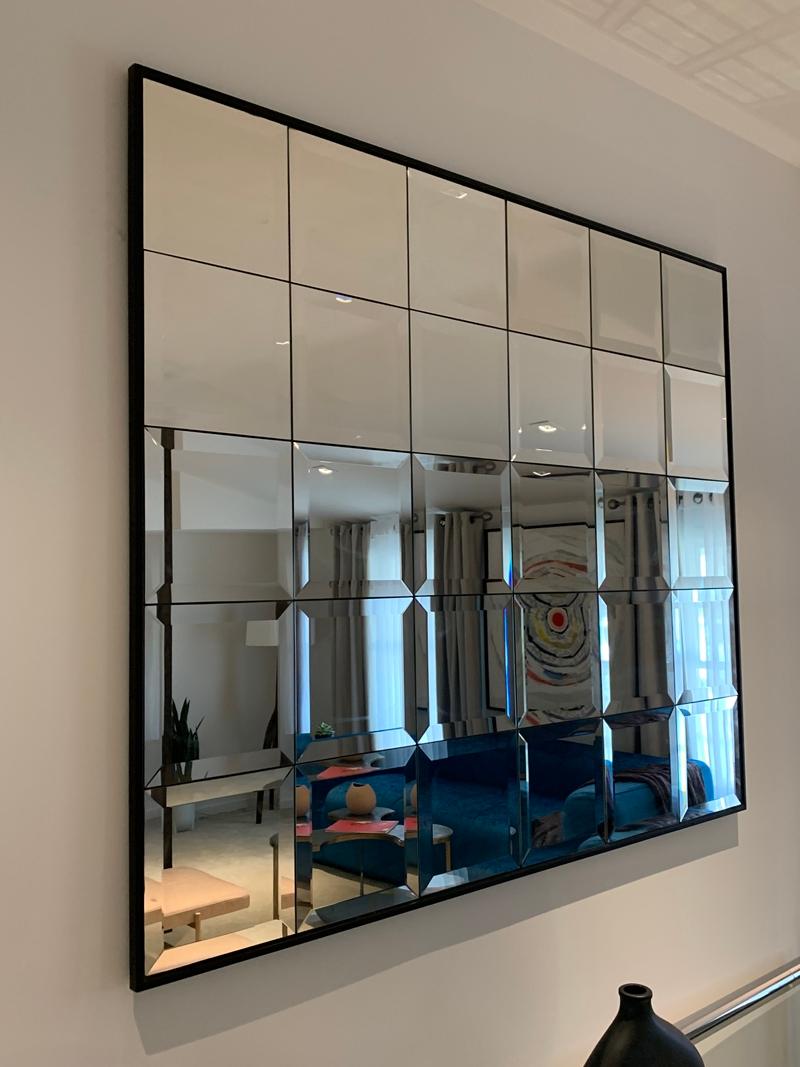 Large Multipanel Wall Mirror Wit Beveled Edges 2