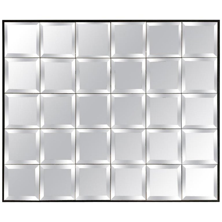 Large Multipanel Wall Mirror Wit Beveled Edges at 1stDibs multi panel