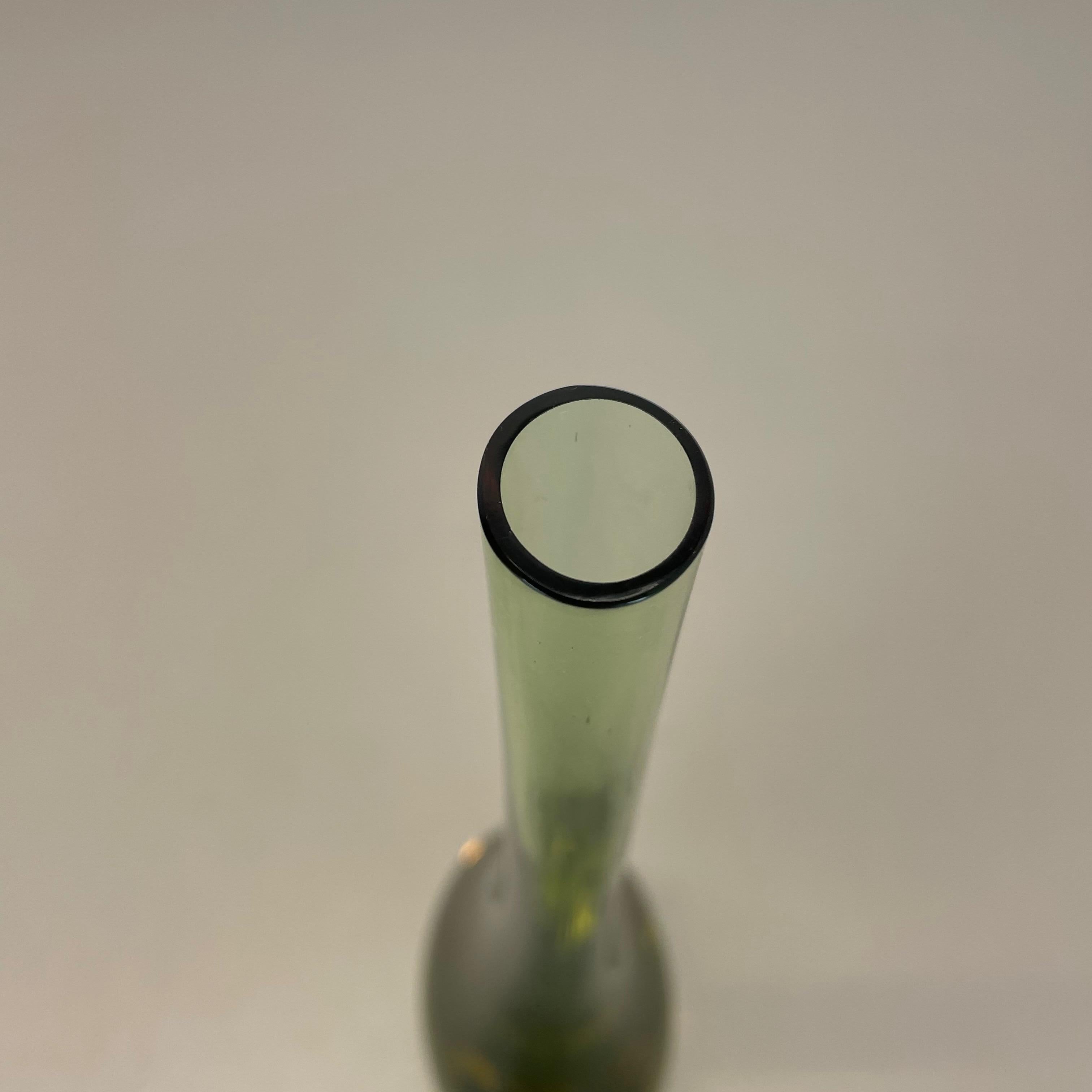 Large Murano Glass Sommerso Single-Stem Vase by Flavio Poli, Italy, 1960s 1