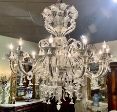 Large Murano Andromeda International Mirrored Glass “Le Roy” Chandelier