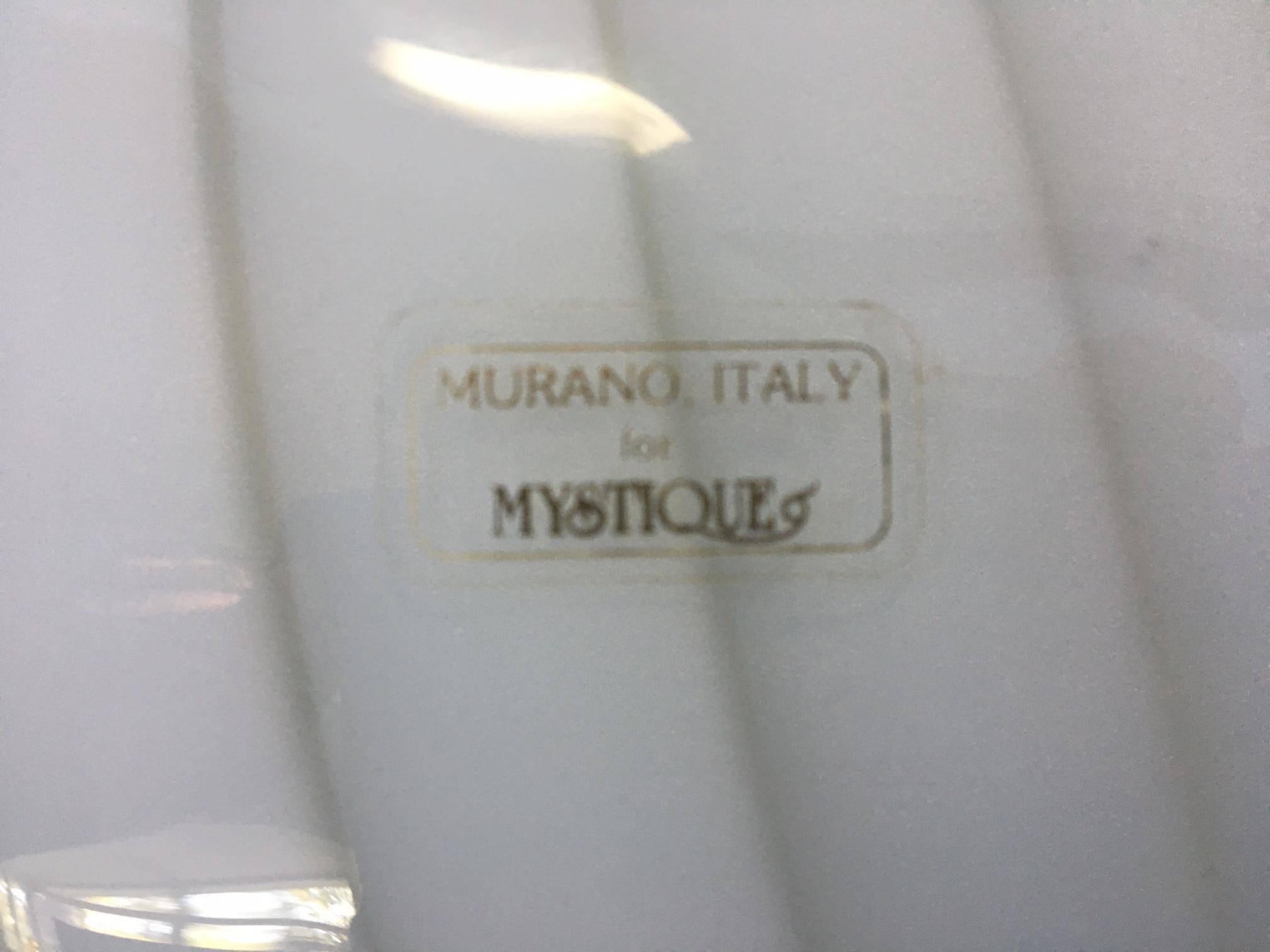 20th Century Large Murano Art Glass Swan Sculpture