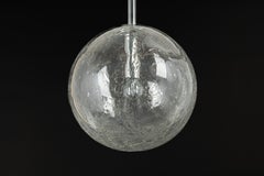 Large Murano Ball Pendant Light by Doria, Germany, 1970s