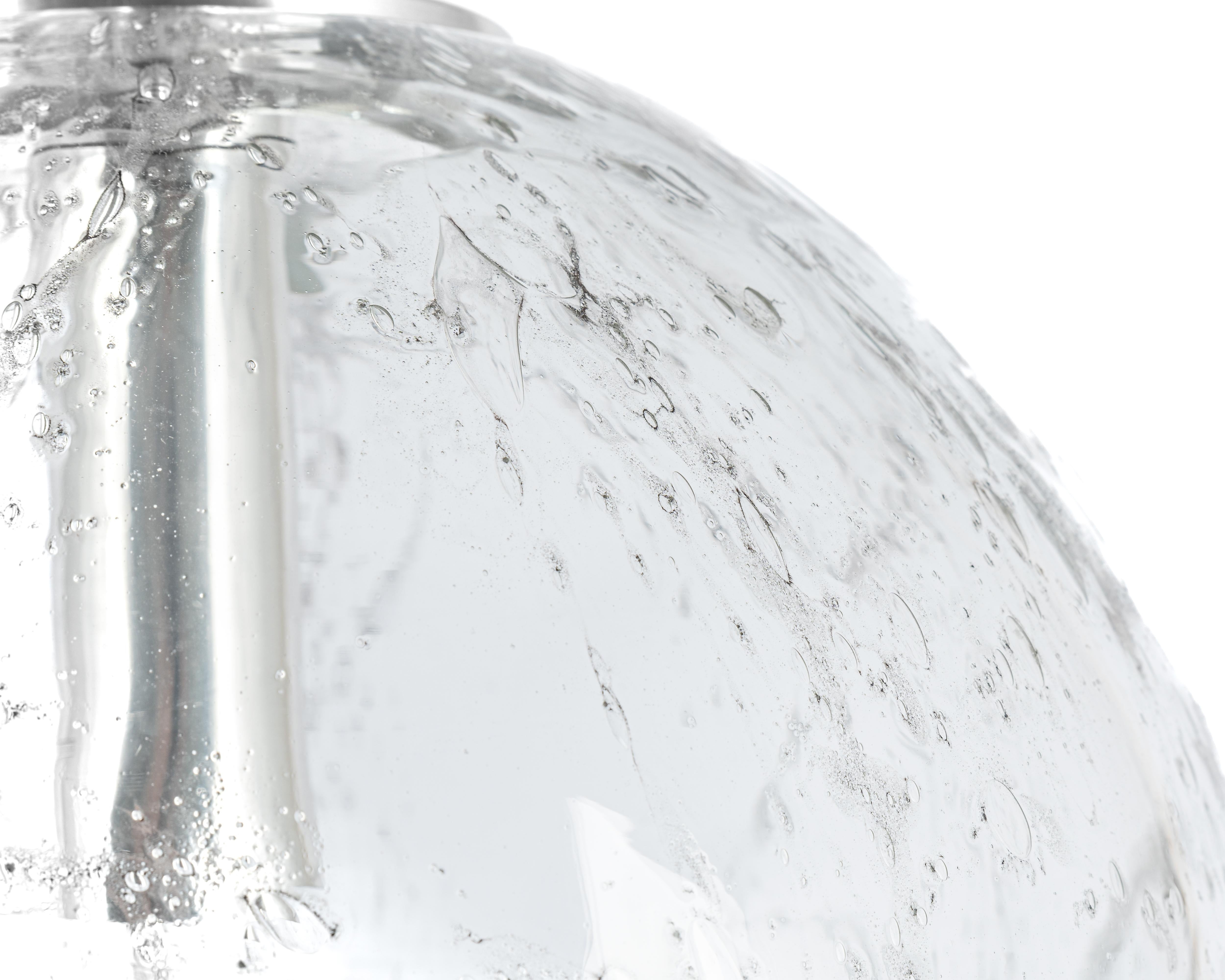 Vetro di Murano Grande lampada a sospensione a sfera di Murano di Doria, Germania, anni '70 in vendita
