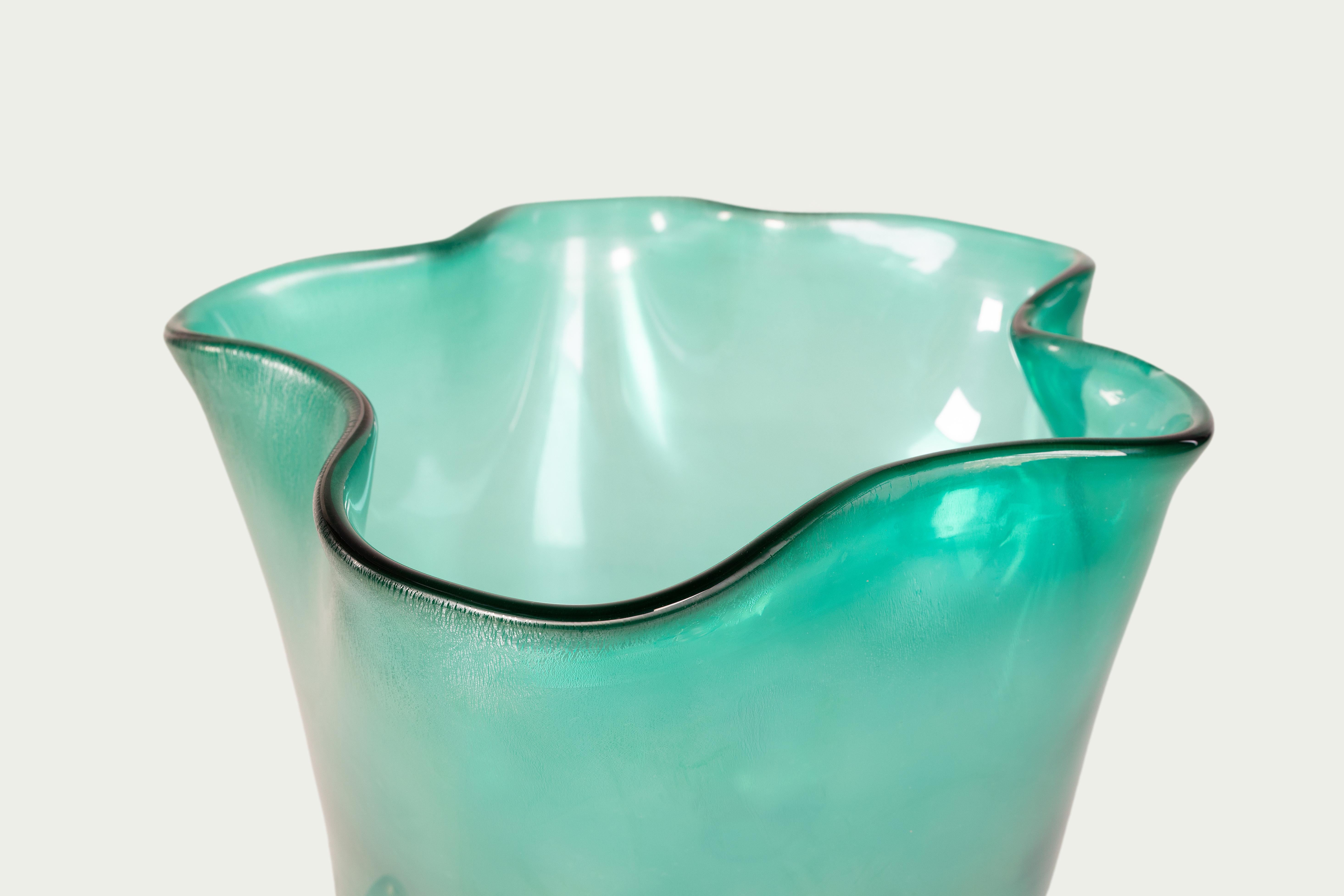 Mid-Century moderno Grande vaso a bolle di Murano Costantini in vendita