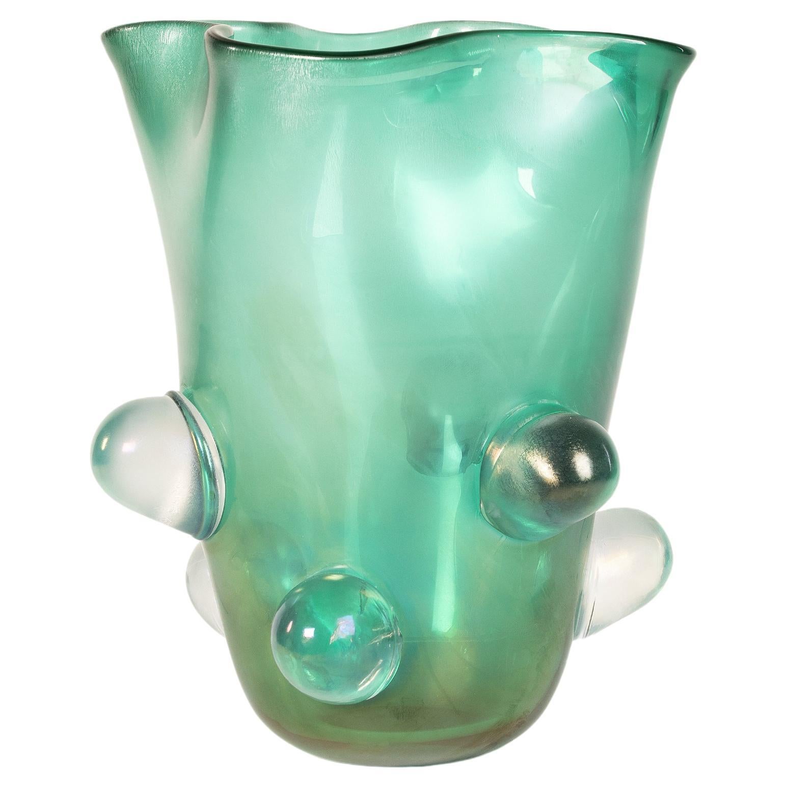 Large Murano Bubble Vase Costantini