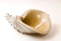 Large Murano Conch Shell, Signed