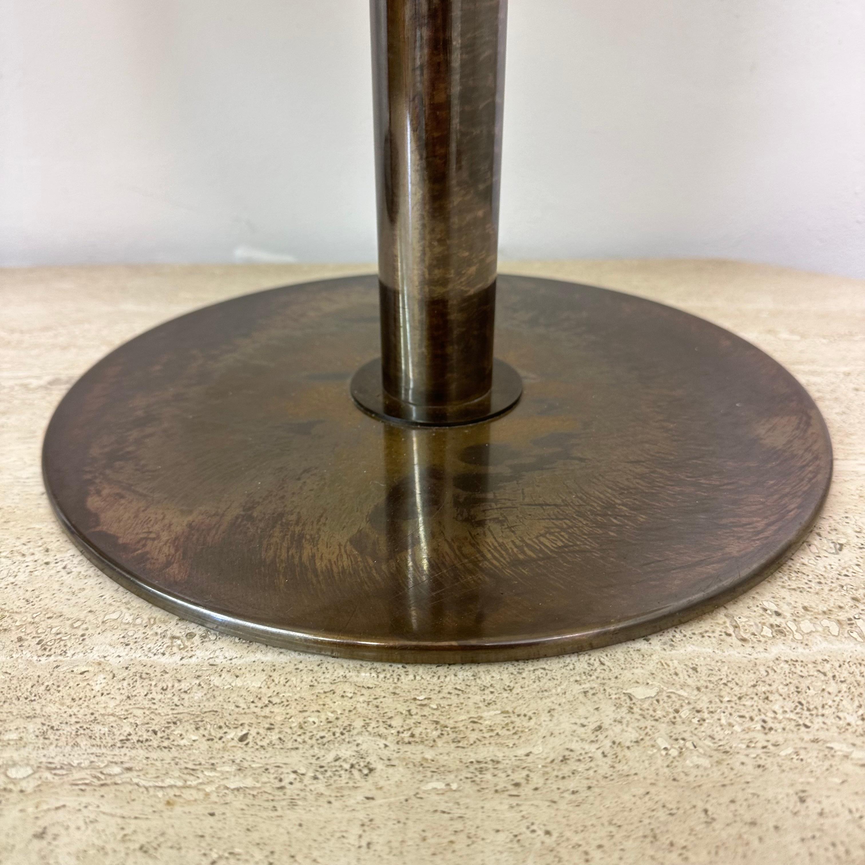 Grande lampe de table à champignon en verre de Murano et laiton par Barovier&Toso , 1960s en vente 3