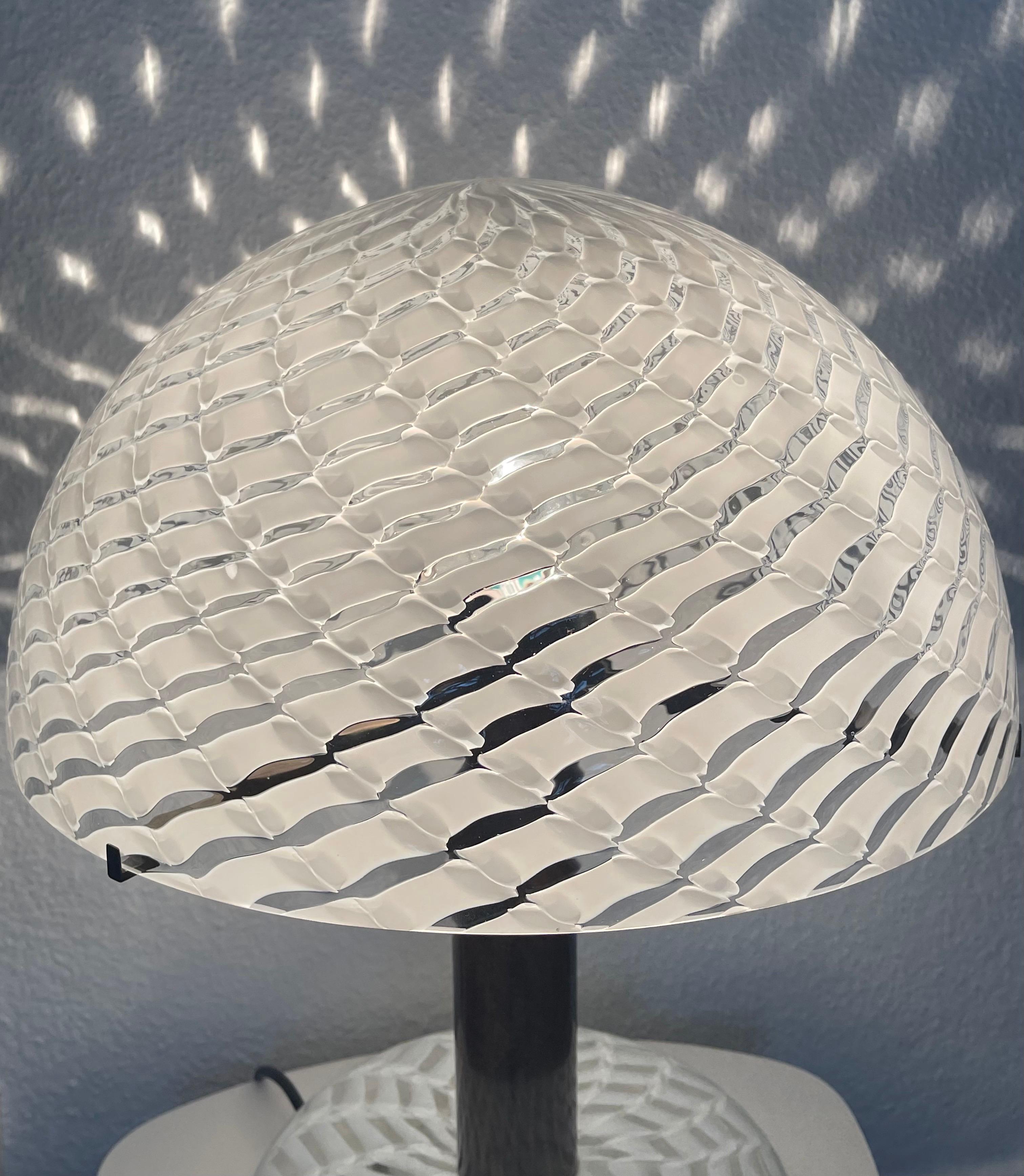 silver mushroom lamp