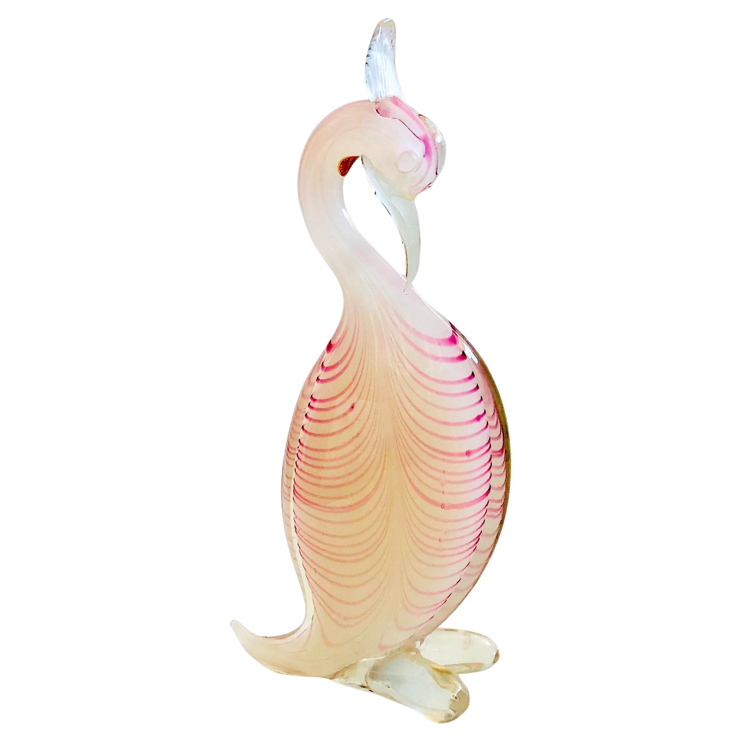 Large Murano Glass Bird