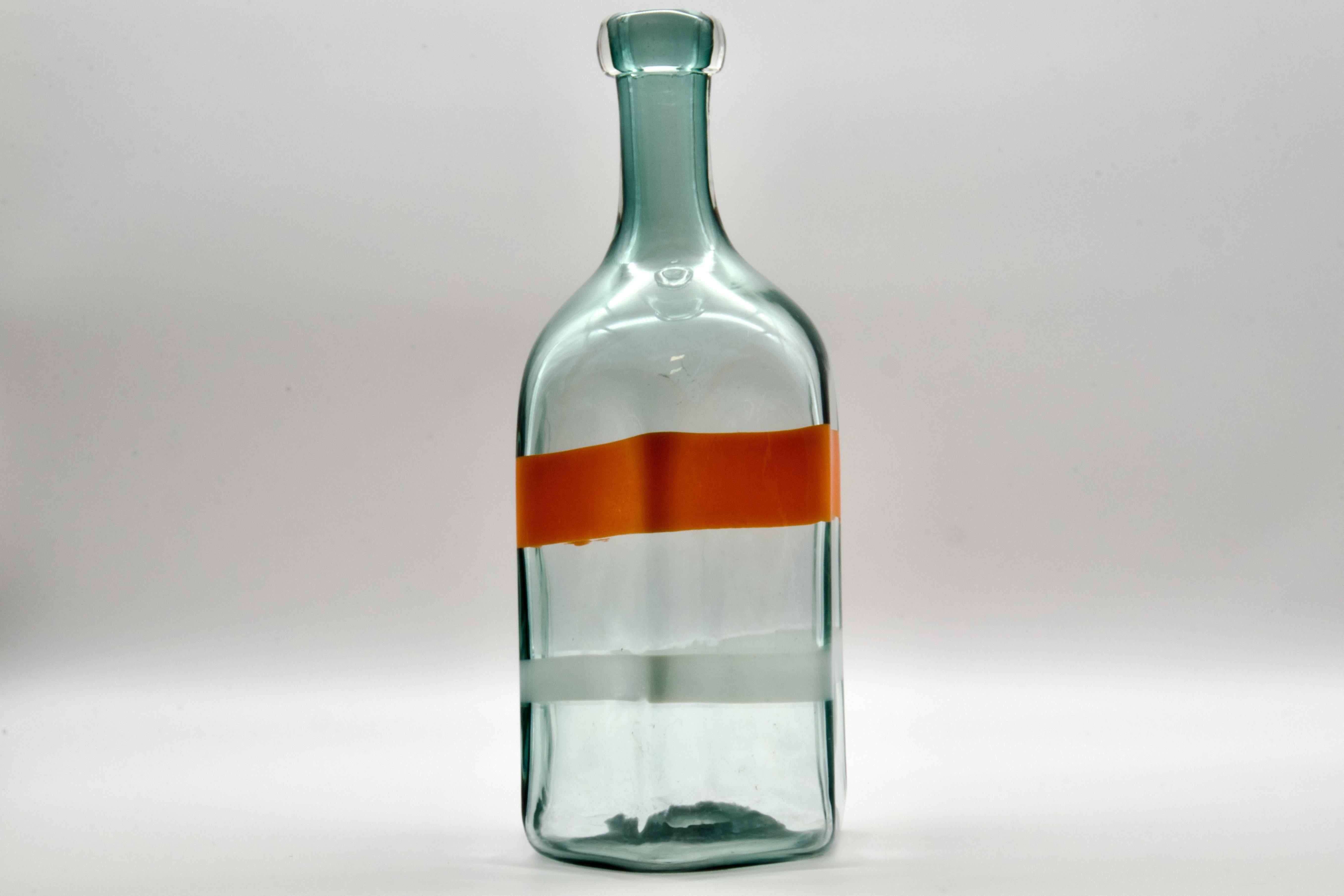 Italian Large Murano Glass Bottle or Vase by La Murrina, Italy For Sale