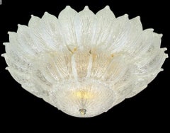 Large Murano Glass Ceiling Light 1970'