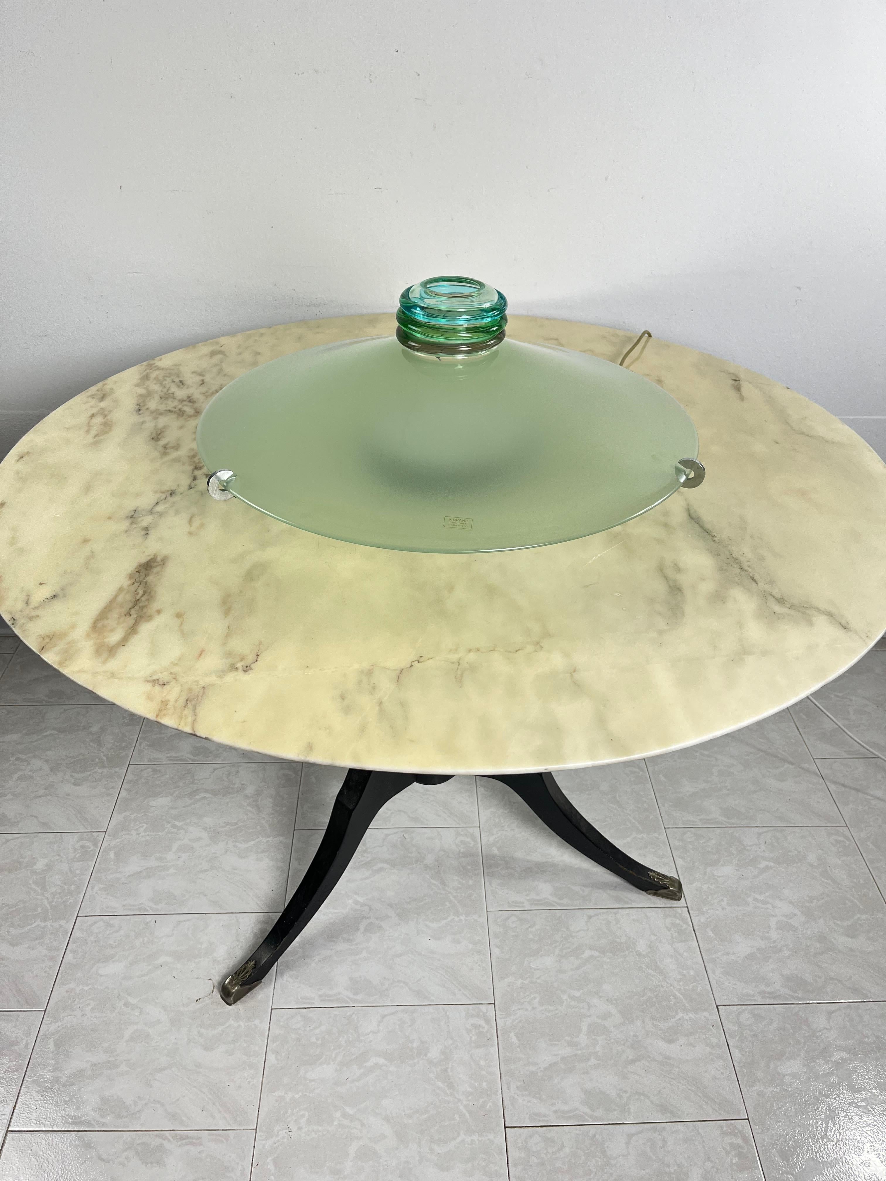 Grande lampada da soffitto in vetro di Murano  1980s in vendita 7