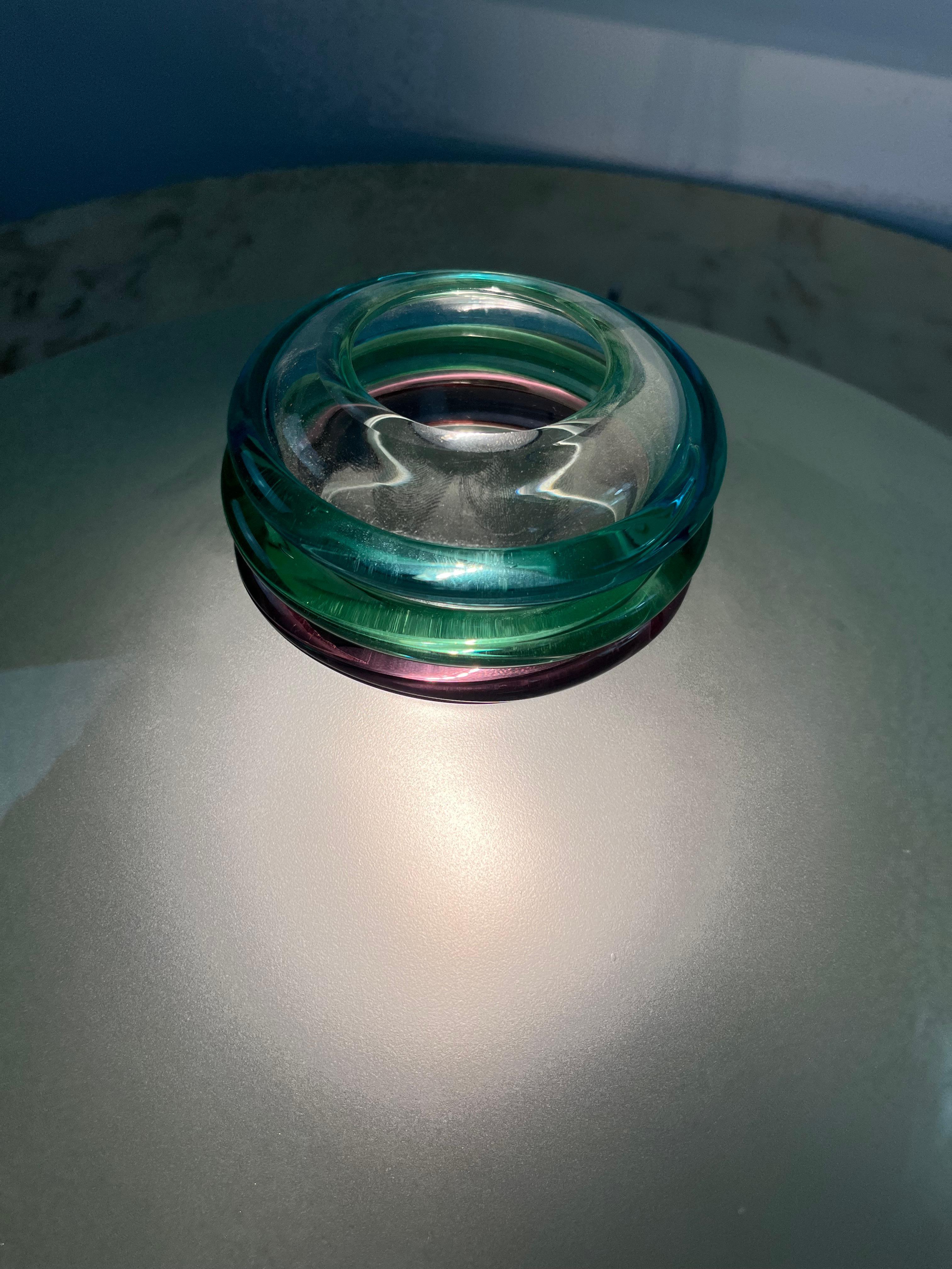 Grande lampada da soffitto in vetro di Murano  1980s in vendita 8