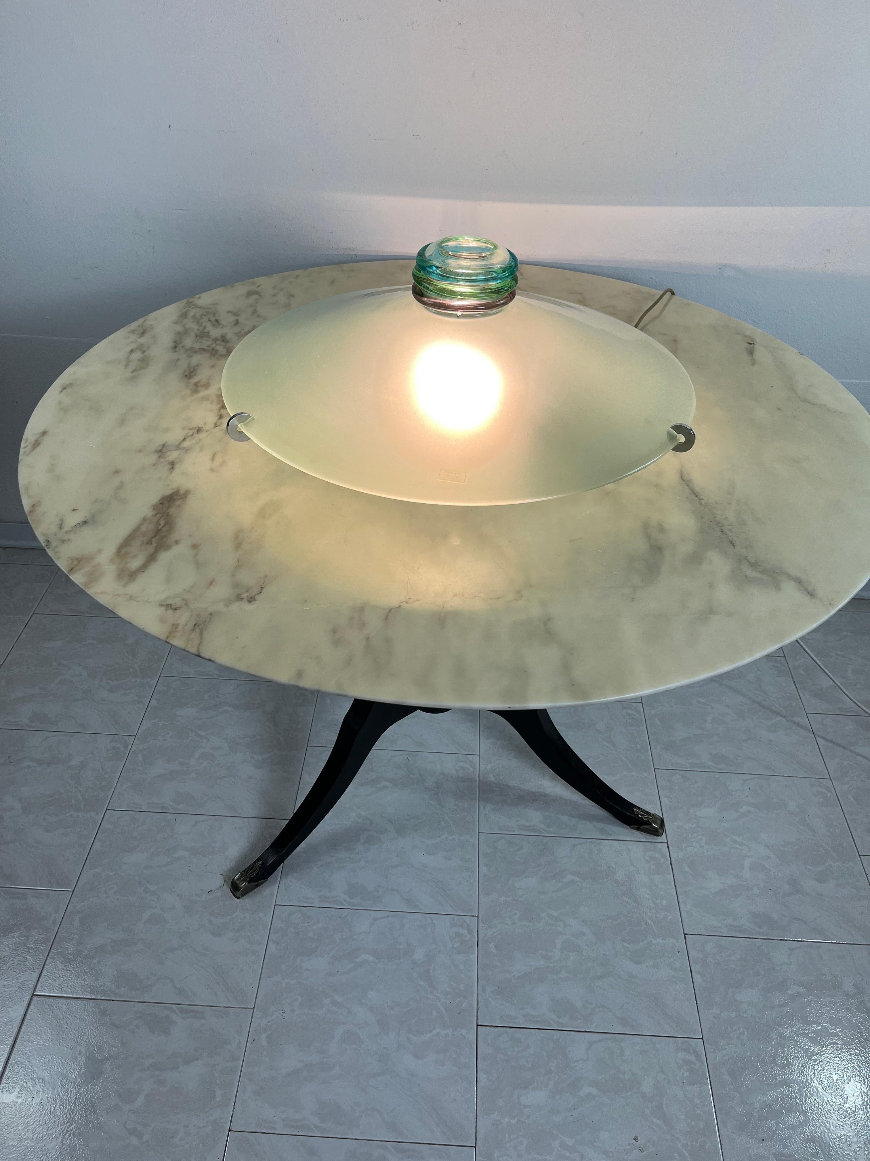 Grande lampada da soffitto in vetro di Murano  1980s in vendita 9