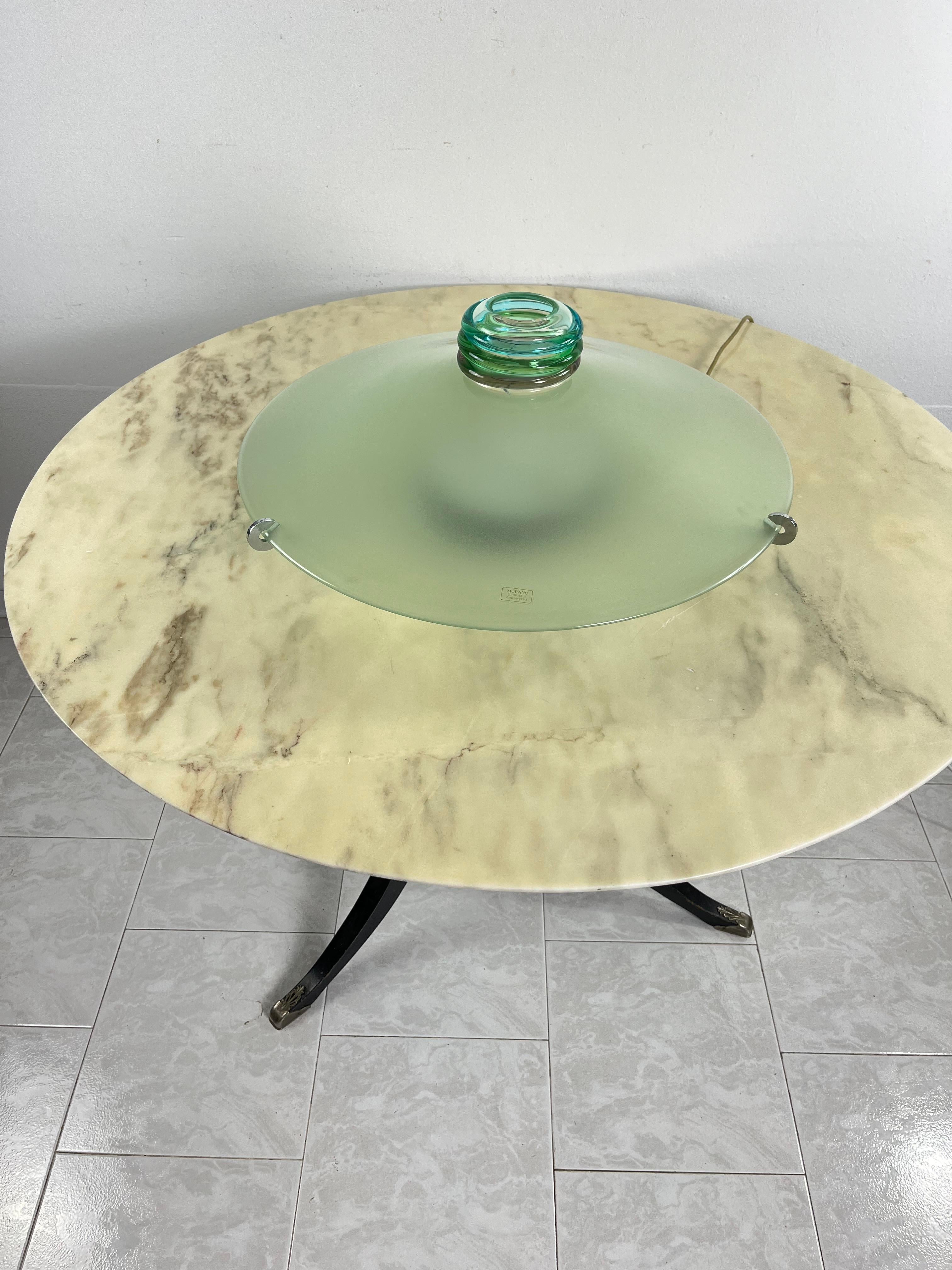 Grande lampada da soffitto in vetro di Murano  1980s in vendita 10