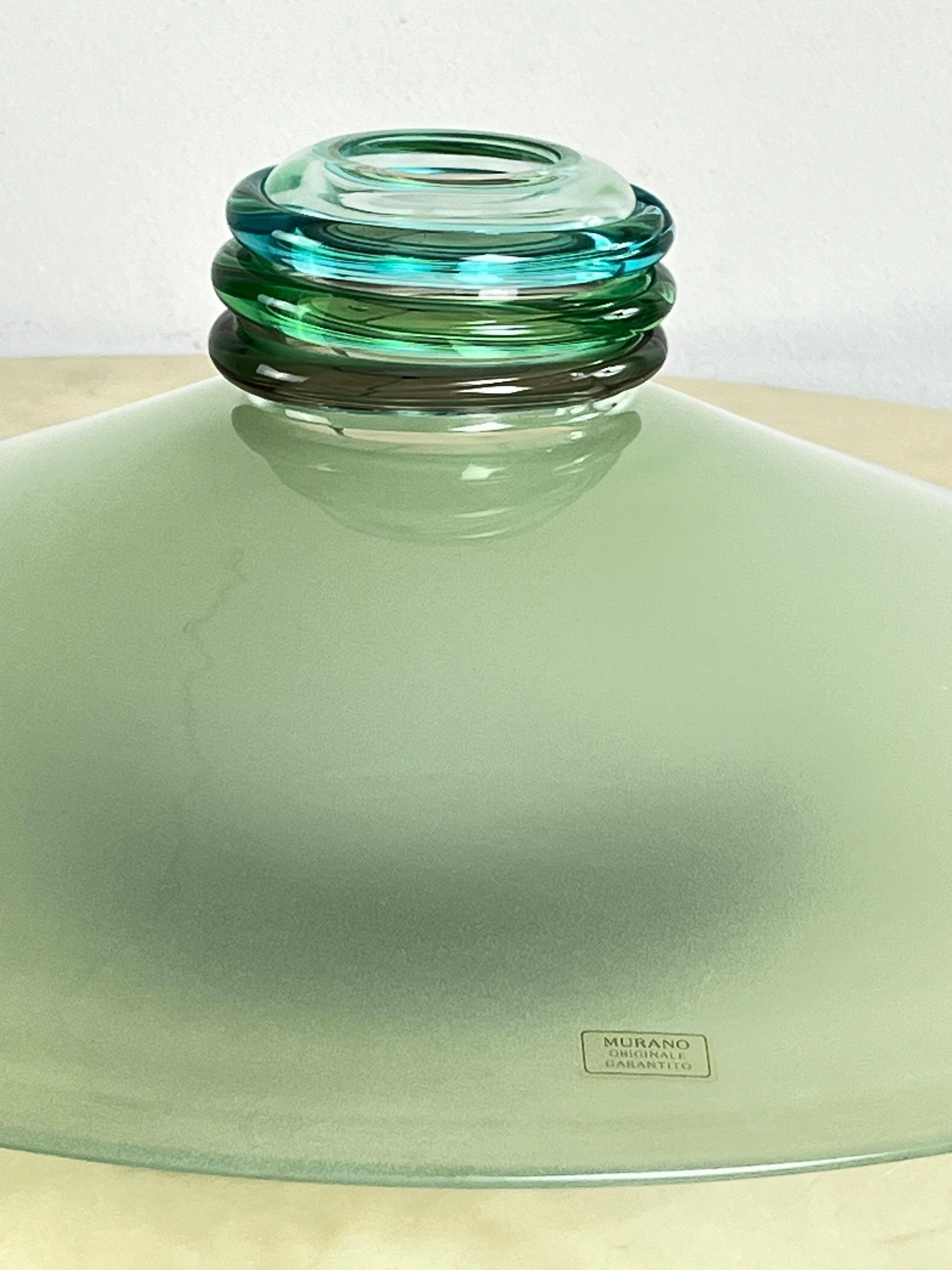 Grande lampada da soffitto in vetro di Murano  1980s in vendita 2