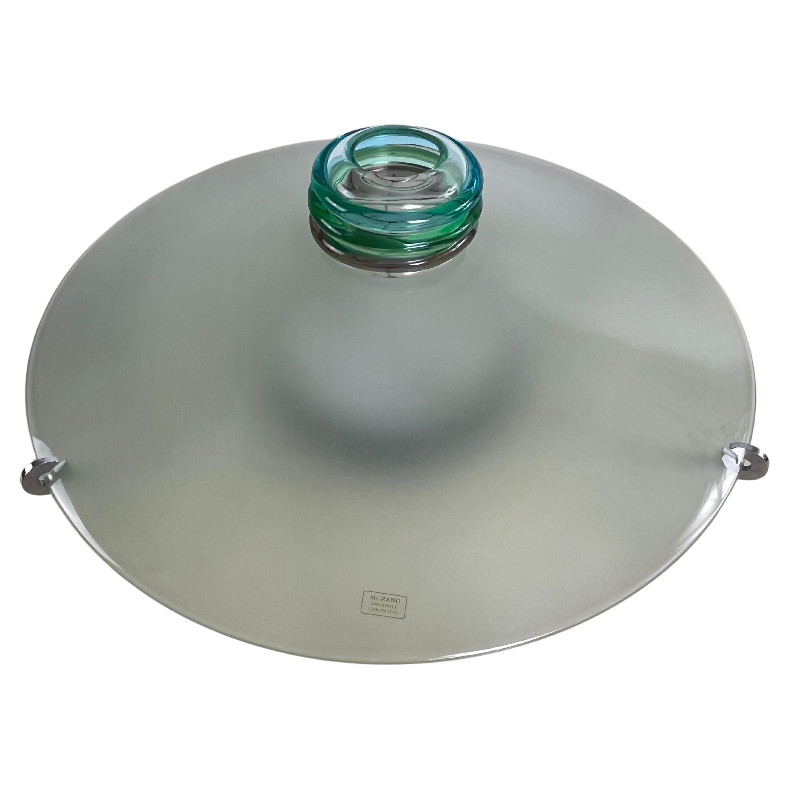 Large Murano Glass Ceiling Light  1980s
