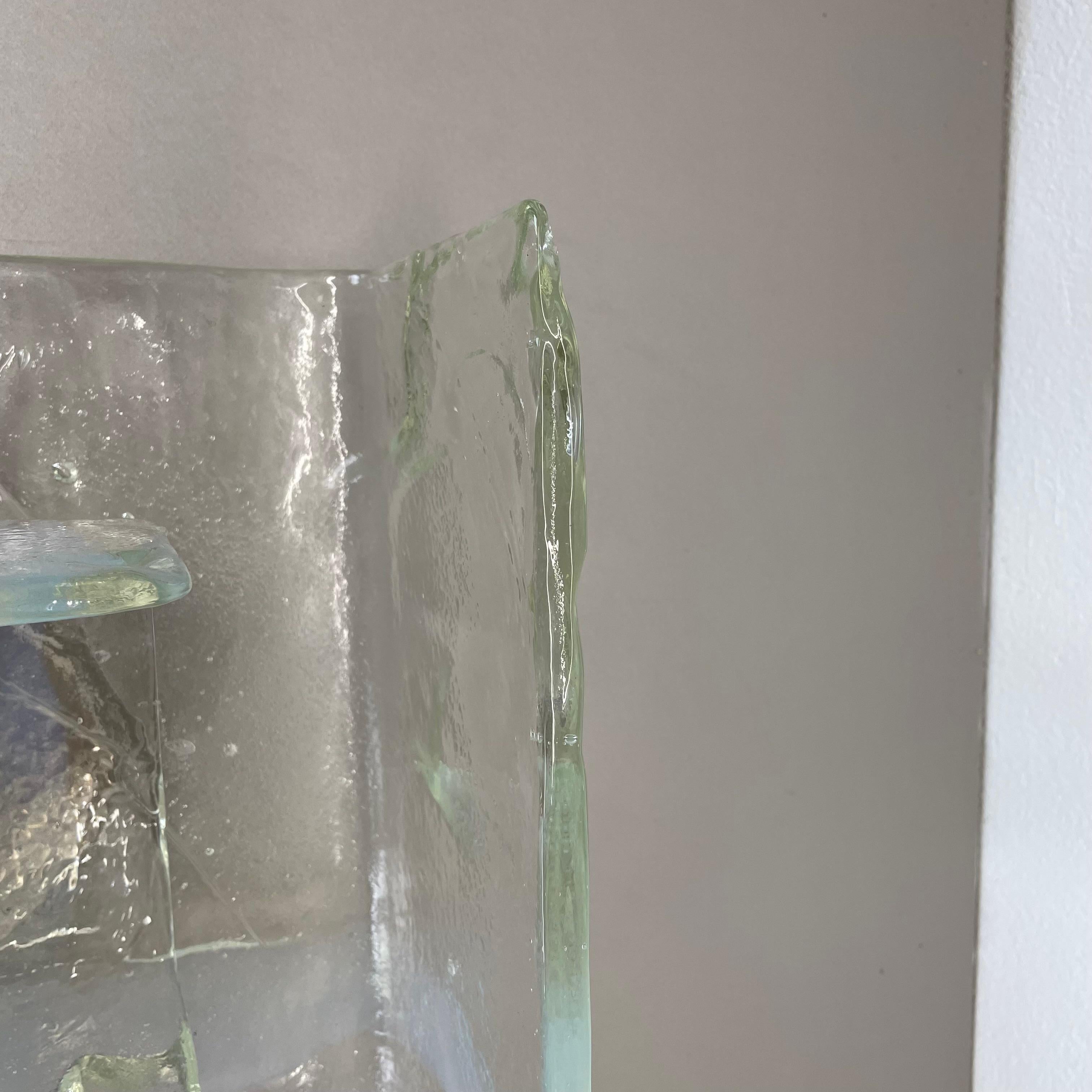 Grande applique murale en verre de Murano par CARLO NASON pour KALMAR Lights, 1970 en vente 6