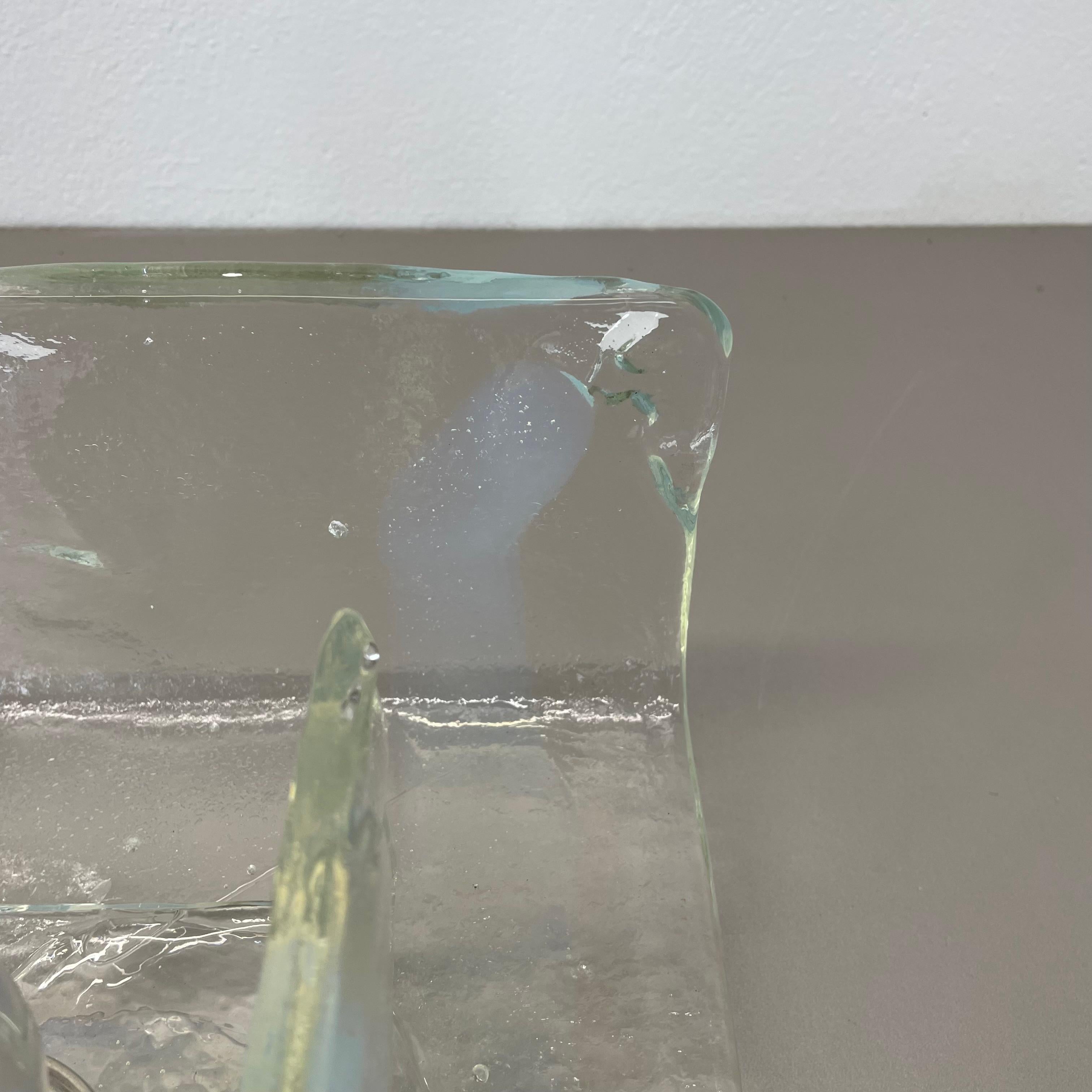 Grande applique murale en verre de Murano par CARLO NASON pour KALMAR Lights, 1970 en vente 2