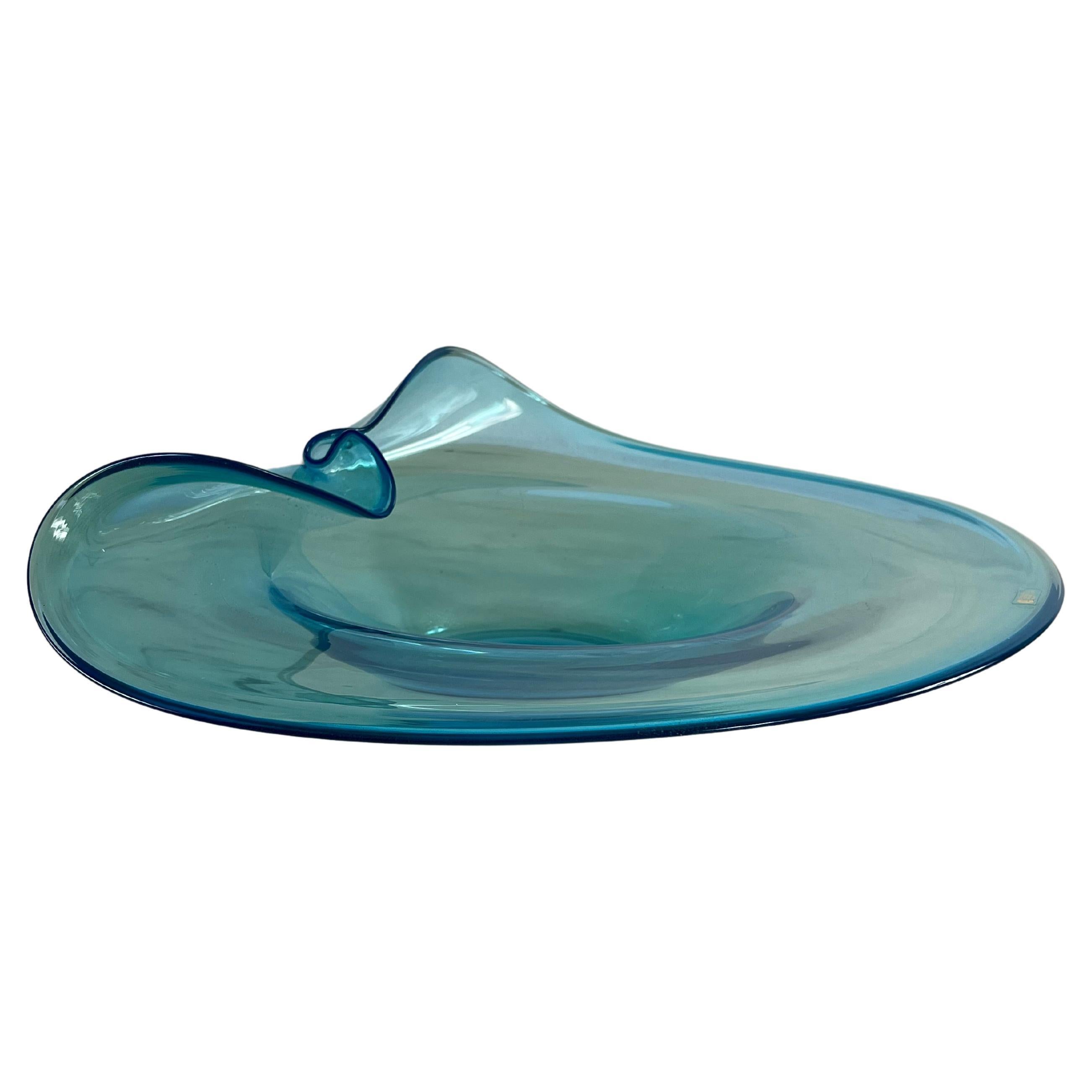 Grande centrotavola in vetro di Murano di Cenedese & Albarelli, anni '70