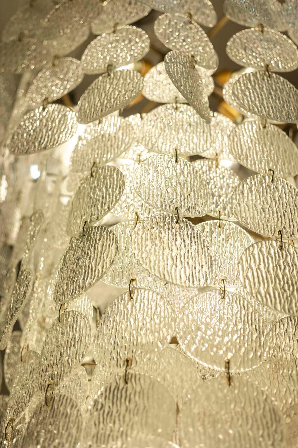 Großer Kronleuchter aus Murano-Glas, 1970er Jahre (20. Jahrhundert) im Angebot