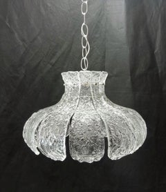 Large Murano Glass Chandelier by Carlo Nason for Mazzega, Italy, 1960s