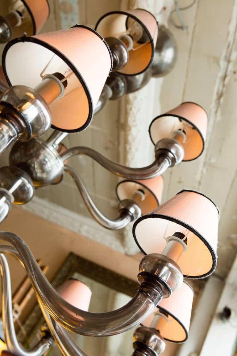 Elevate your space with this exquisite large vintage Murano glass chandelier by De Majo. Originally from the Ambassador Hotel in Paris. Handblown to perfection, these chandeliers feature a captivating smoked glass finish. With a drop of over 6 feet,