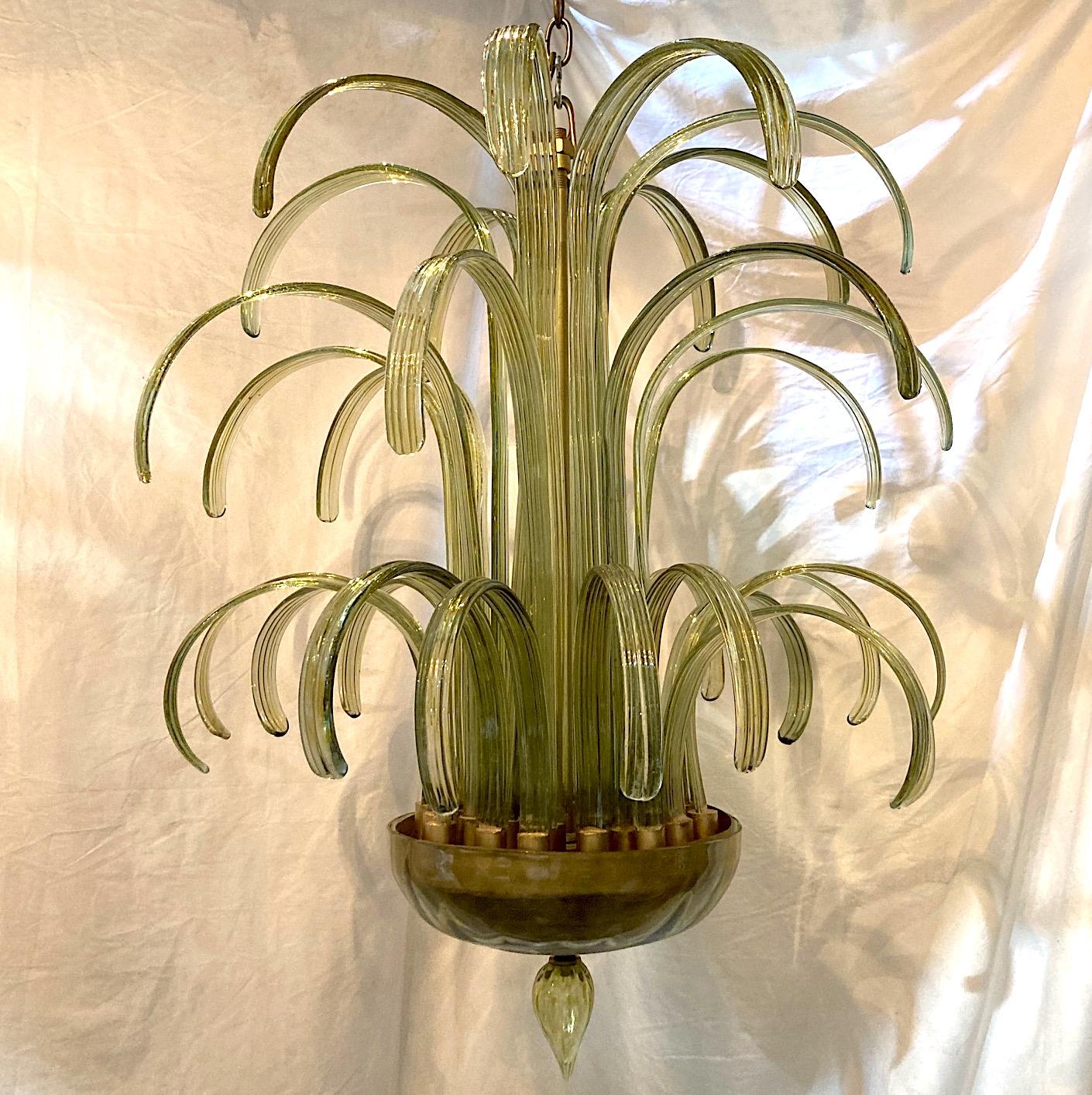 Large Murano Glass Chandelier For Sale 2