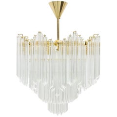 Large Murano Glass Chandelier, Italy, 1970s