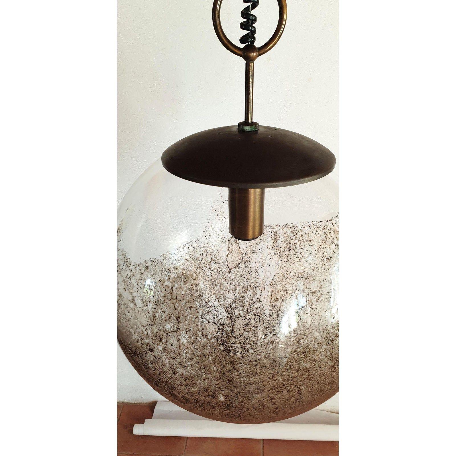Gran araña de cristal de Murano, Mazzega en venta 3