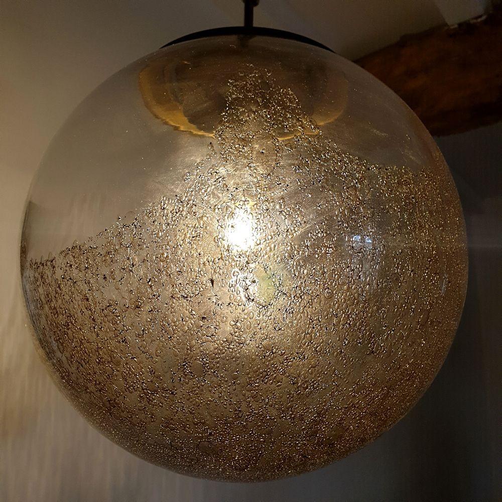 Gran araña de cristal de Murano, Mazzega Latón en venta