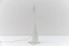 Grande lampe de table "Flame" en verre de Murano, 1970 Italie