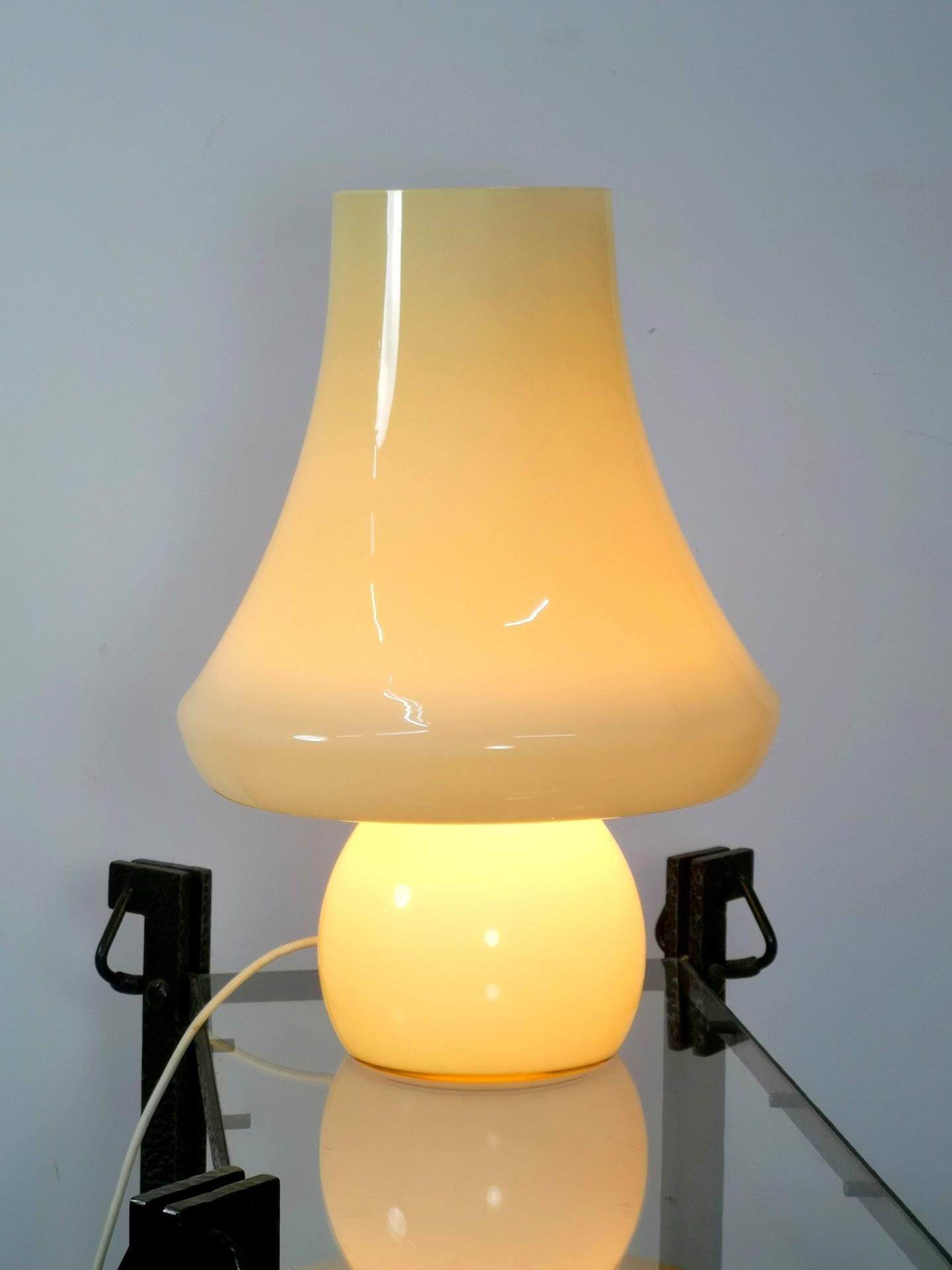 Large Murano Glass Floor Lamp, by Venini, 1970s 2