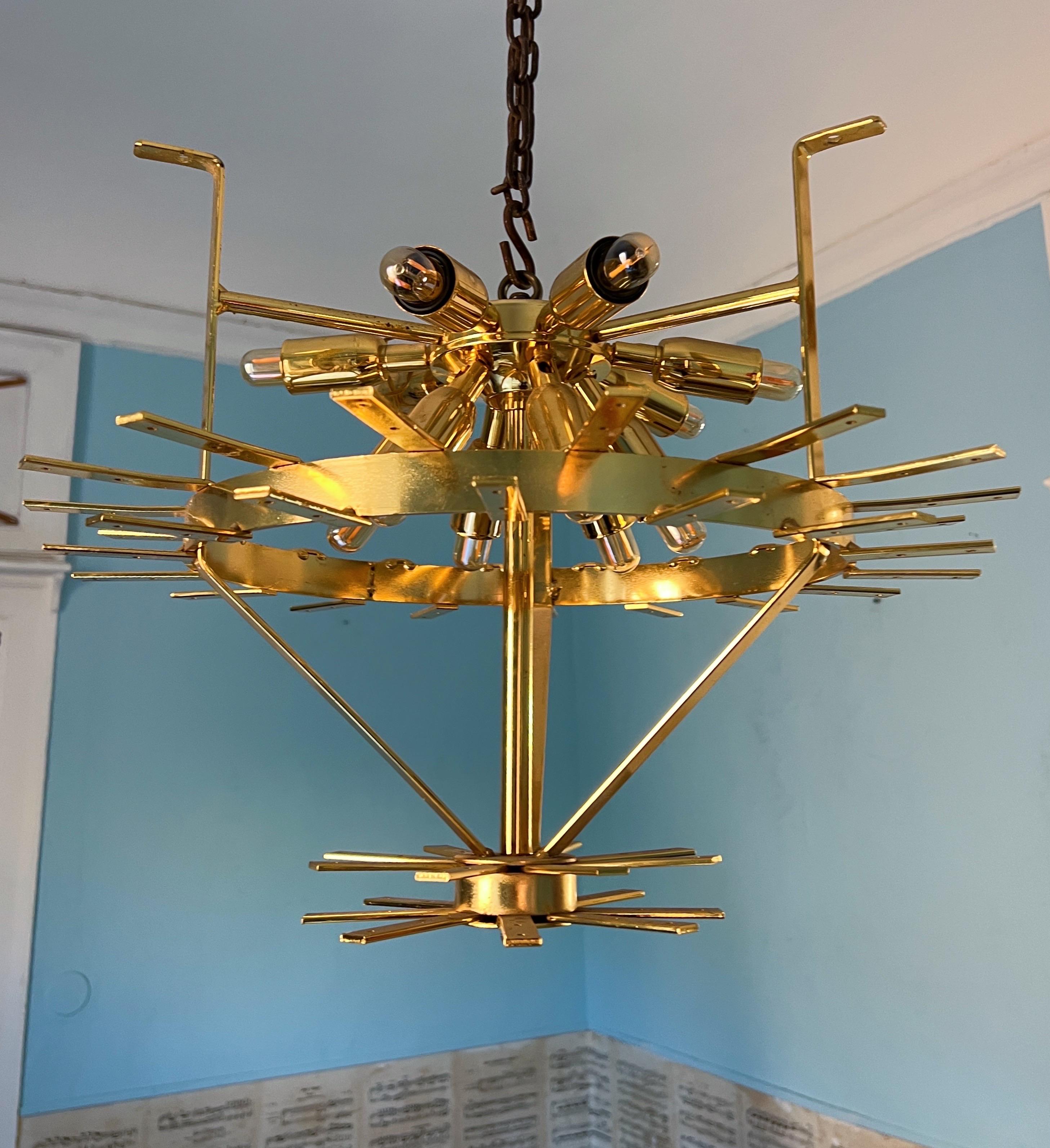 Großer Murano Glas Flush Mount von Barovier & Toso, 1980er Jahre im Angebot 5