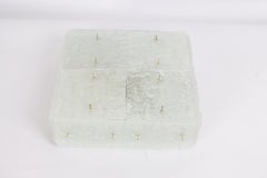 1 of 2 Large Murano Glass Flushmount by Kalmar, Austria, 1960s