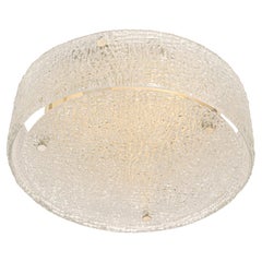 1 of 3 Grande lampada a incasso in vetro di Murano di Kaiser, Germania, anni '60