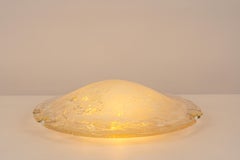 Large Murano Glass Flushmount Light by Kalmar, Austria, 1970s