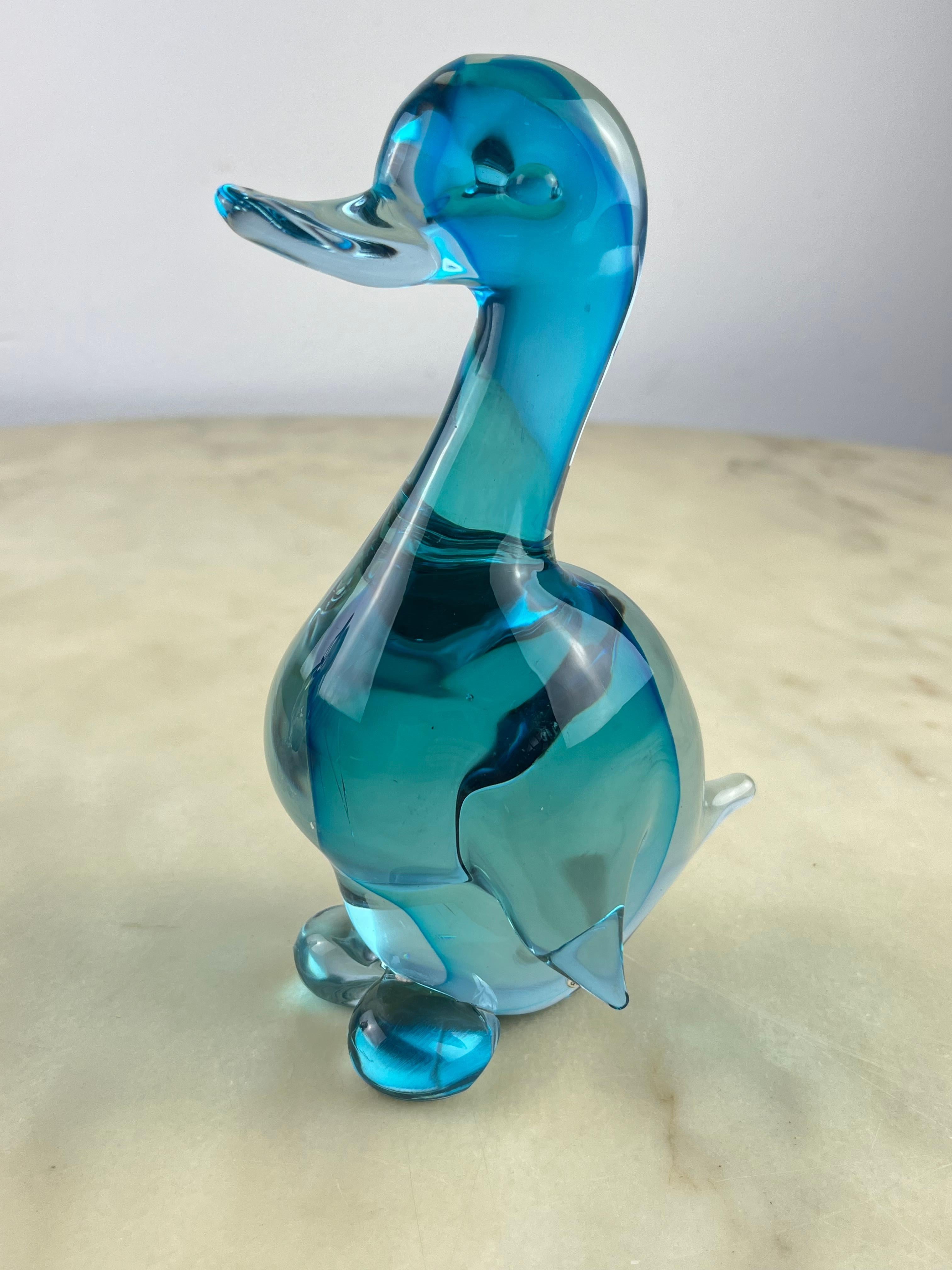 Italian Large Murano Glass Goose, Italy, 1970s For Sale
