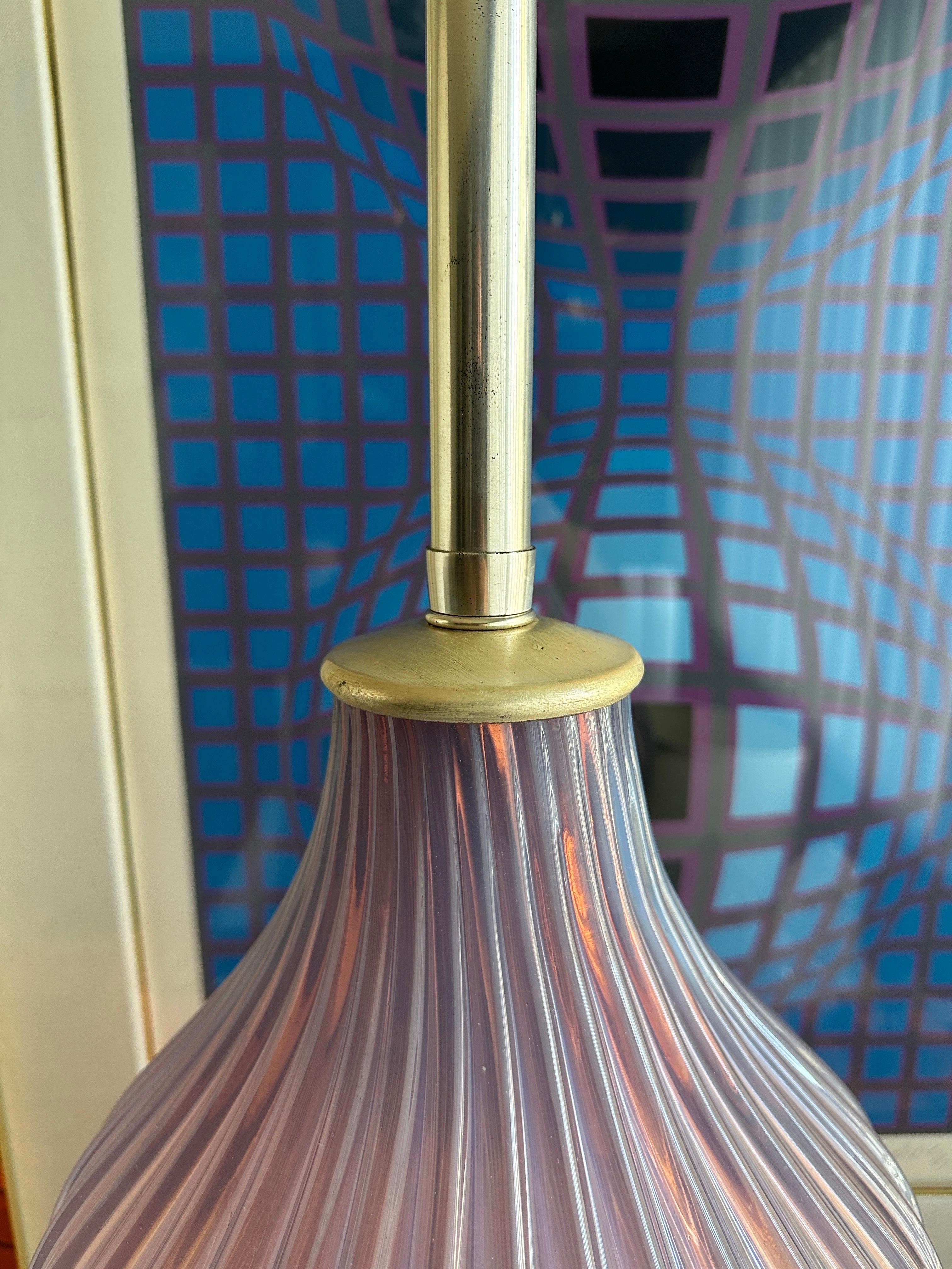 Lámpara grande de cristal de Murano by Marbro en venta 3