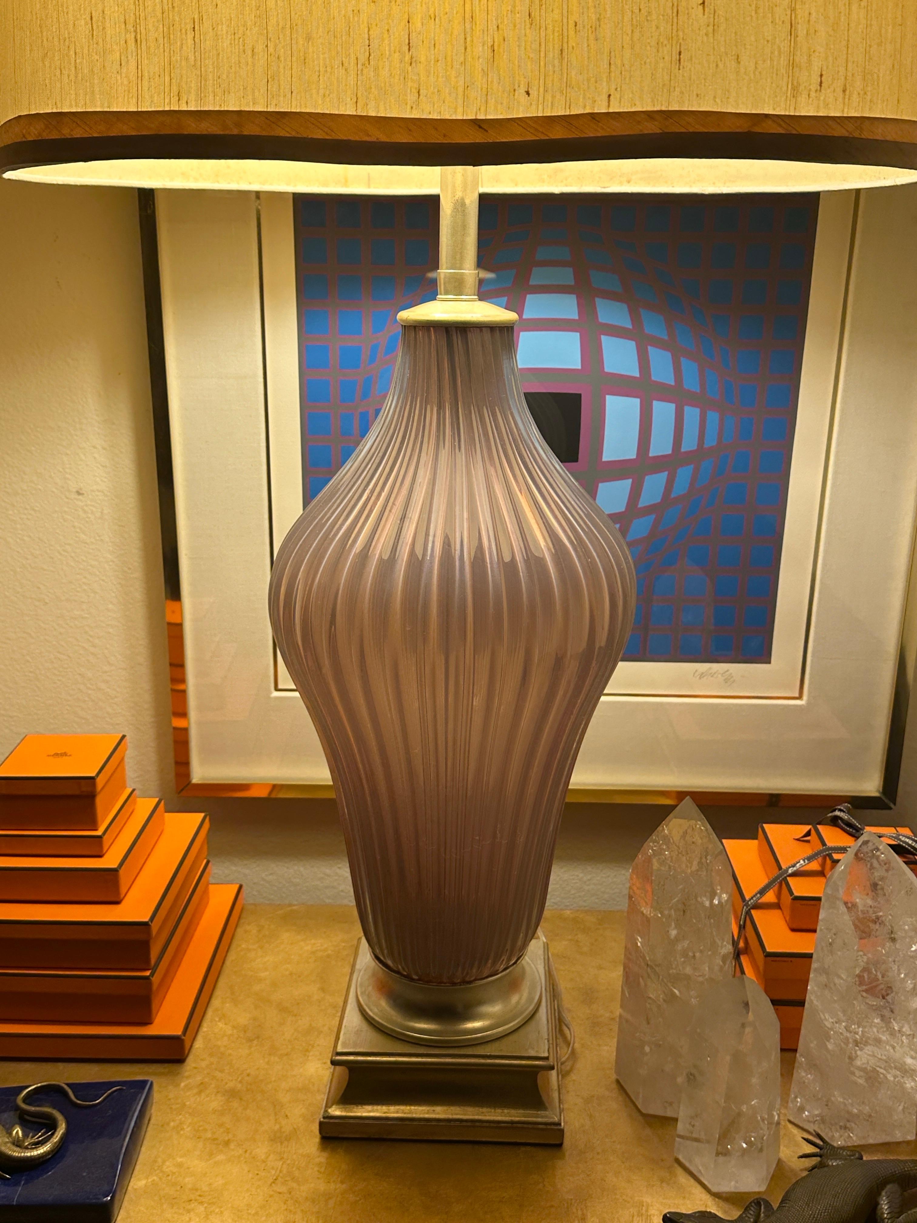 Lámpara grande de cristal de Murano by Marbro en venta 4