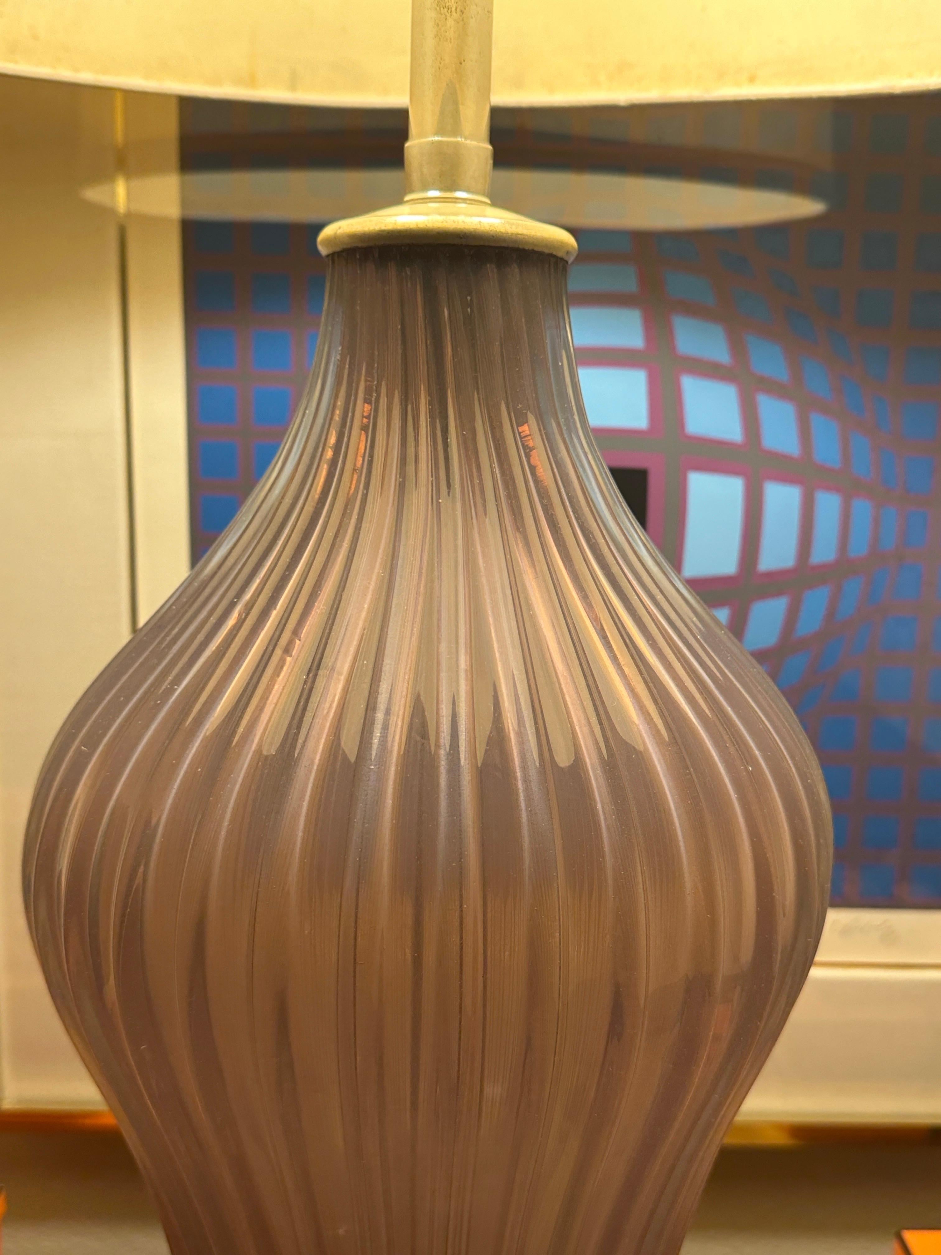 Lámpara grande de cristal de Murano by Marbro en venta 7